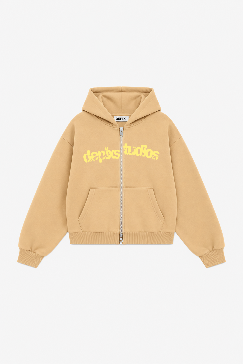 Yellow Depix Studios Zip-Up