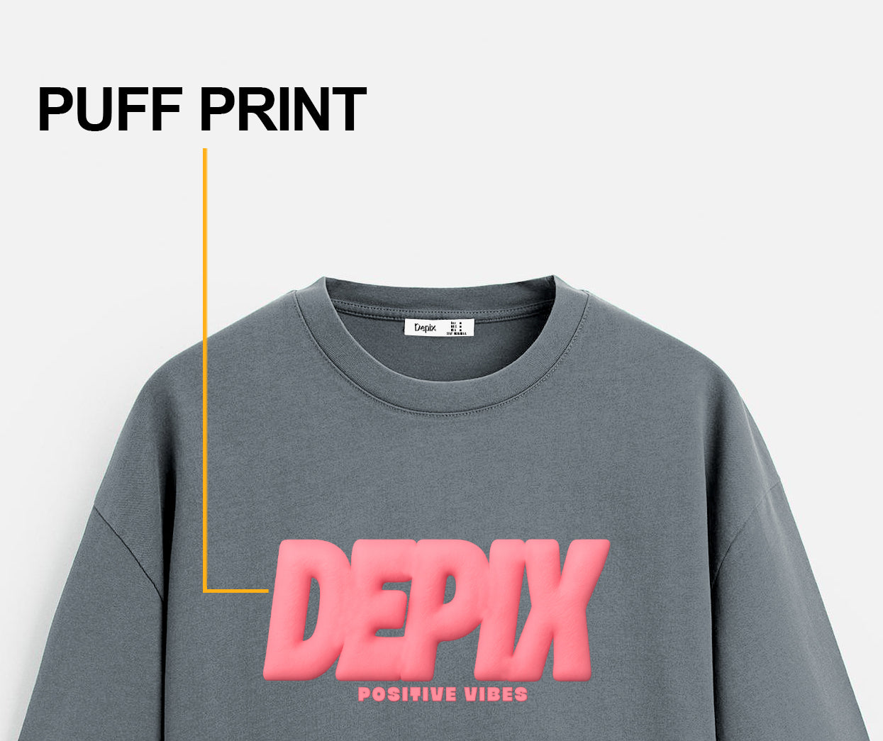 Depix - Gray - T-shirt