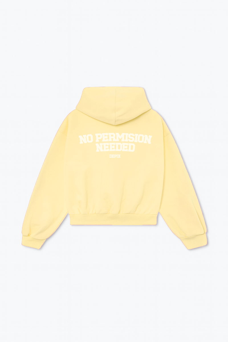 Yellow - No Permission Hoodie