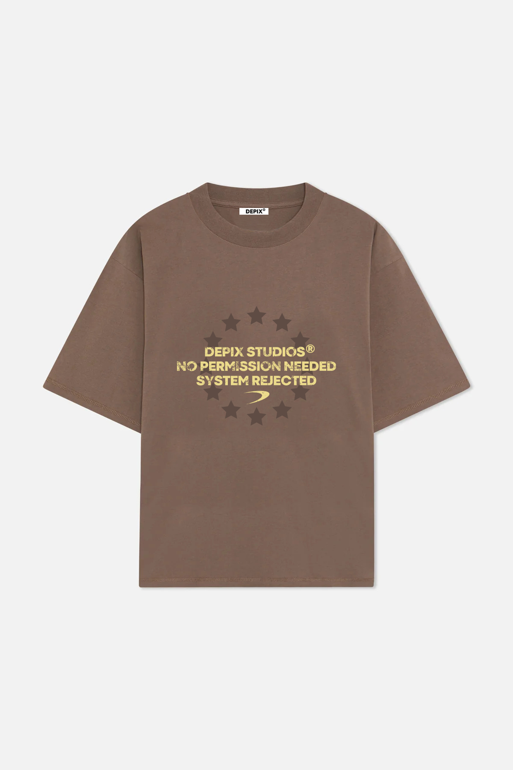 System Rejected Brown T-Shirt