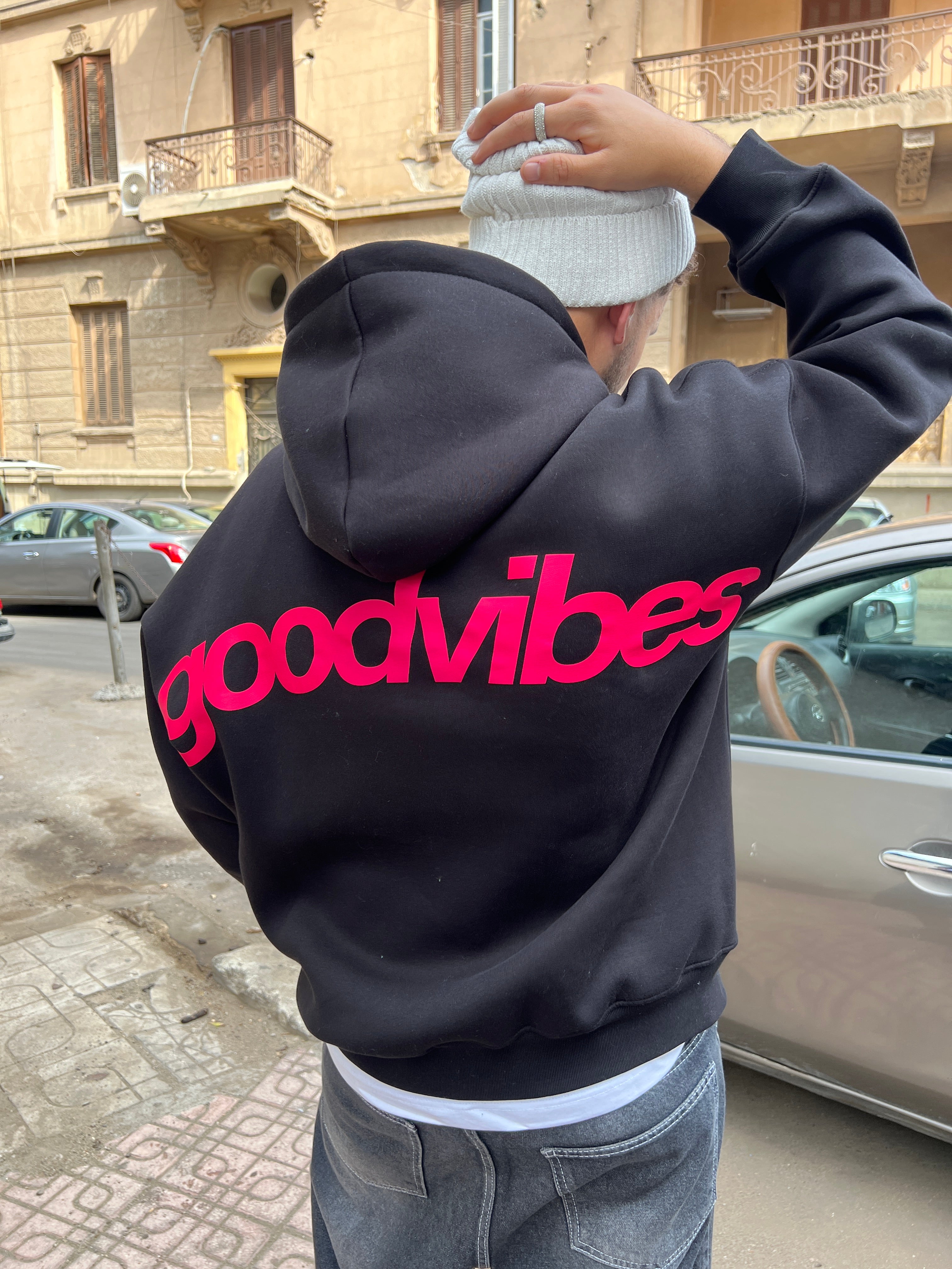 Good Vibes Black Hoodie