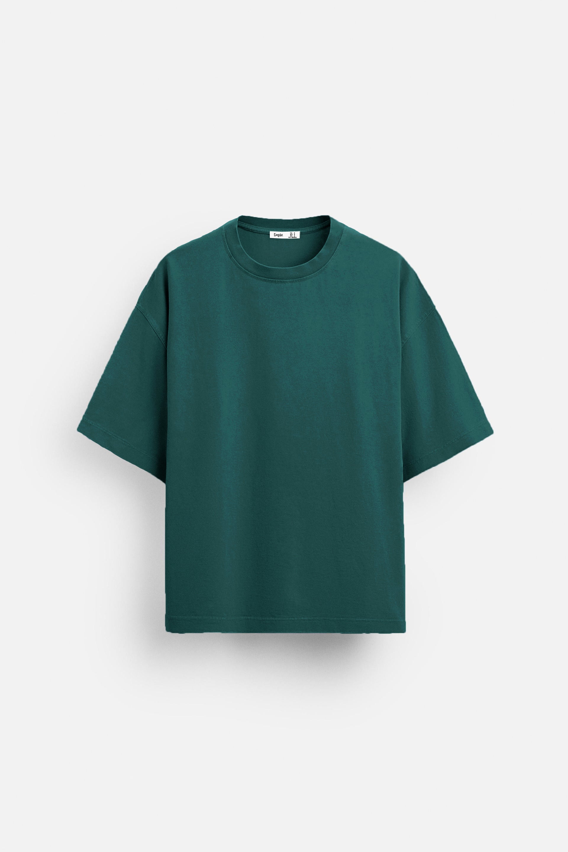 Basic - Petrol - T-shirt-7700