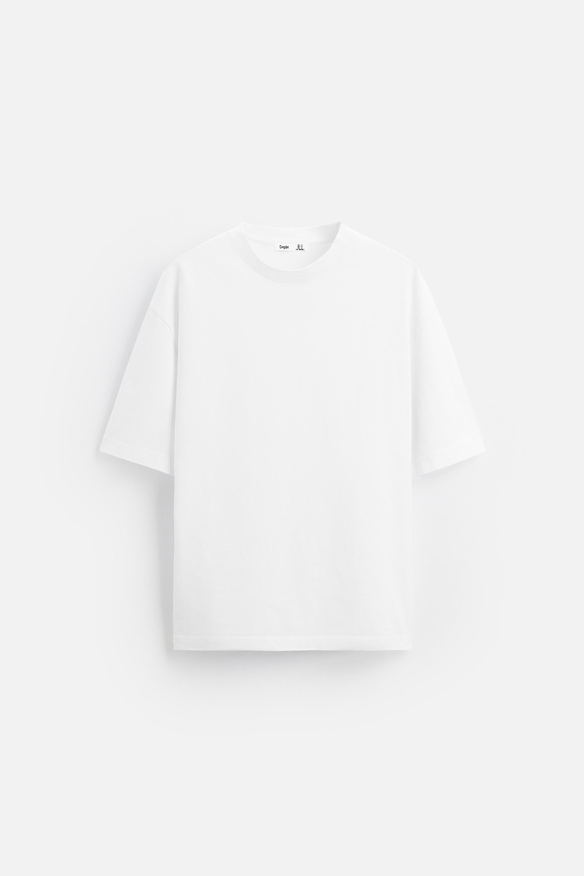 Basic - White - T-shirt-7700