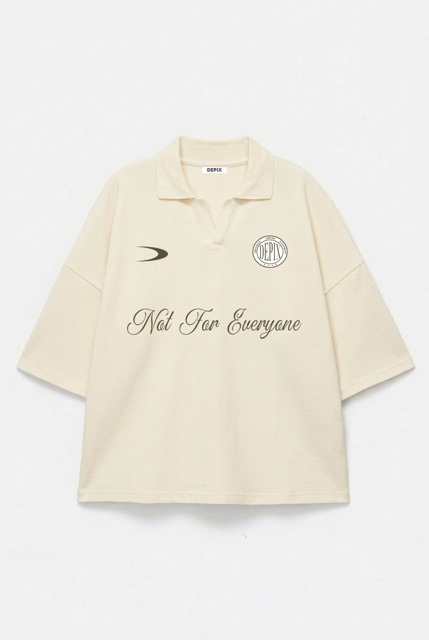 Not For EveryOne Beige Polo
