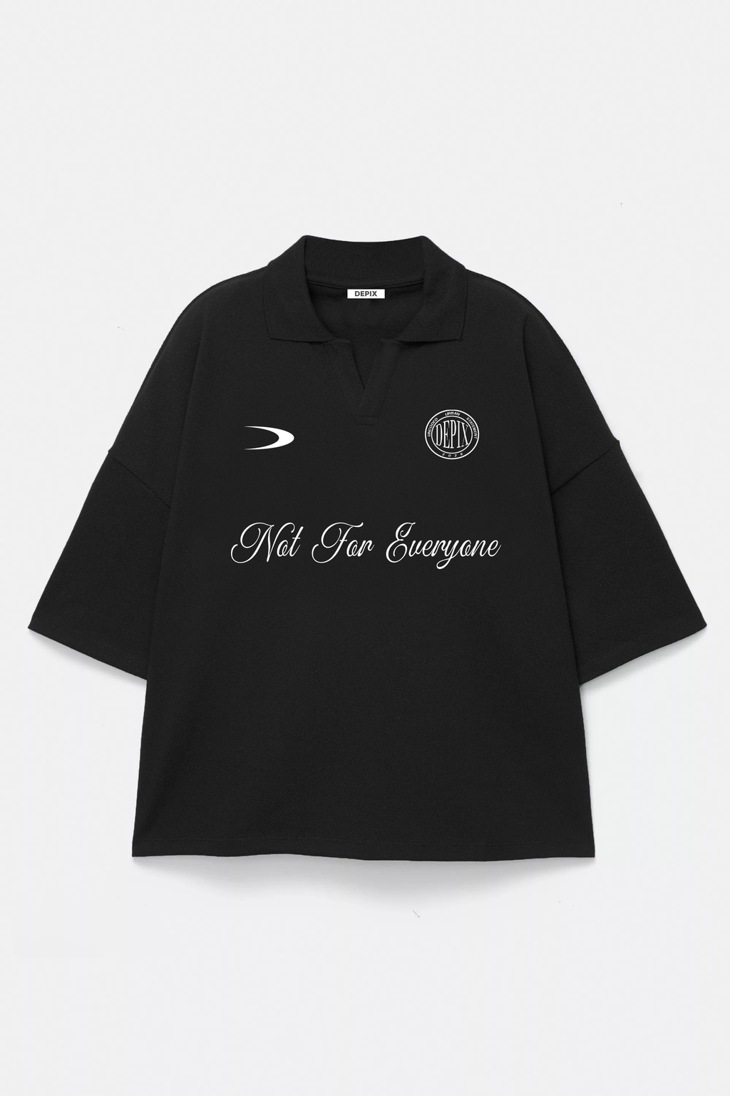 Not For EveryOne Black Polo