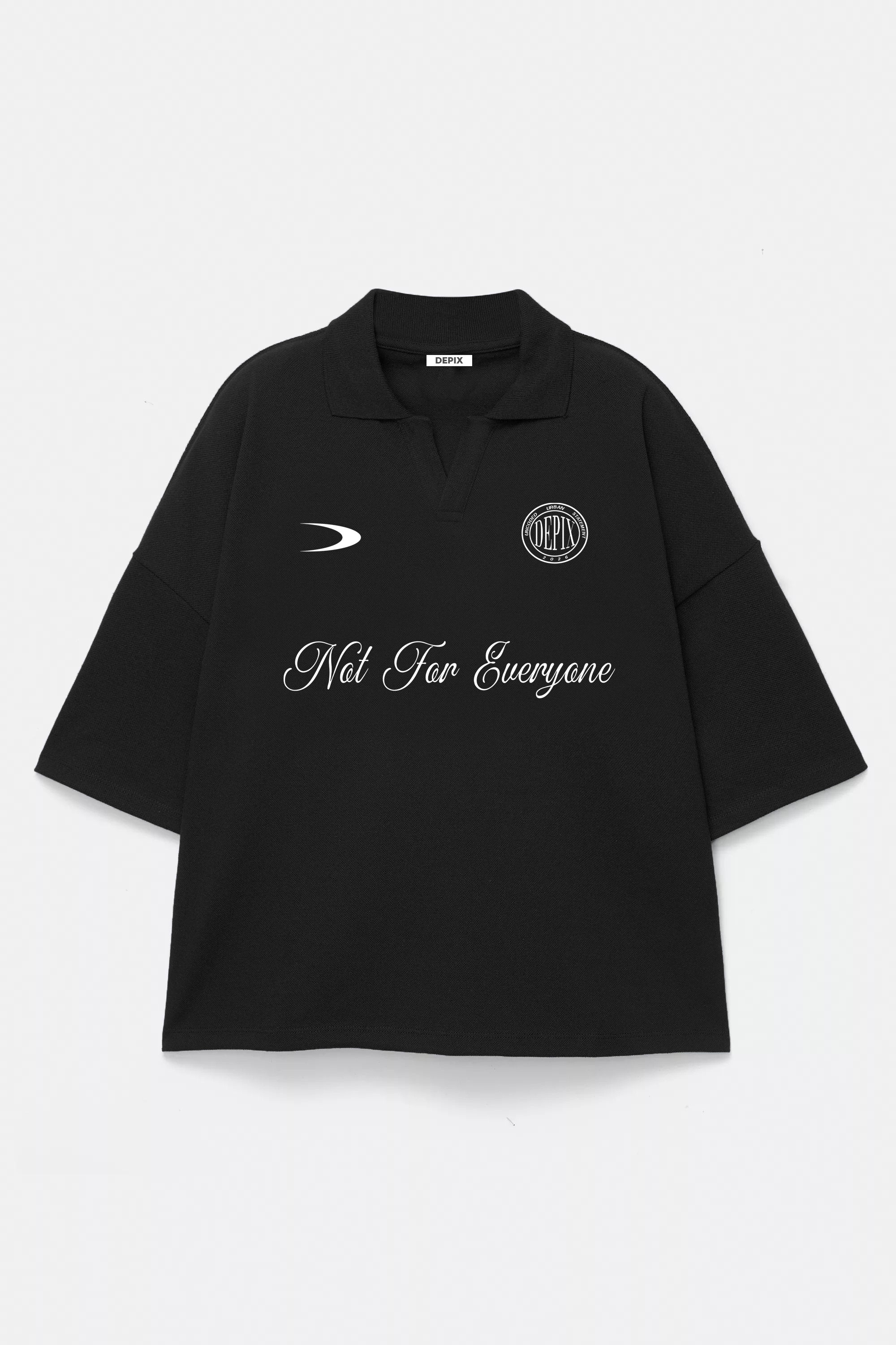 Not For EveryOne Black Polo