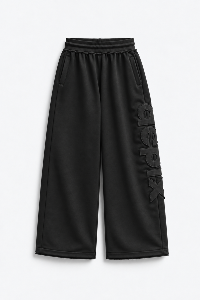 Black Depix Baggy Sweatpants