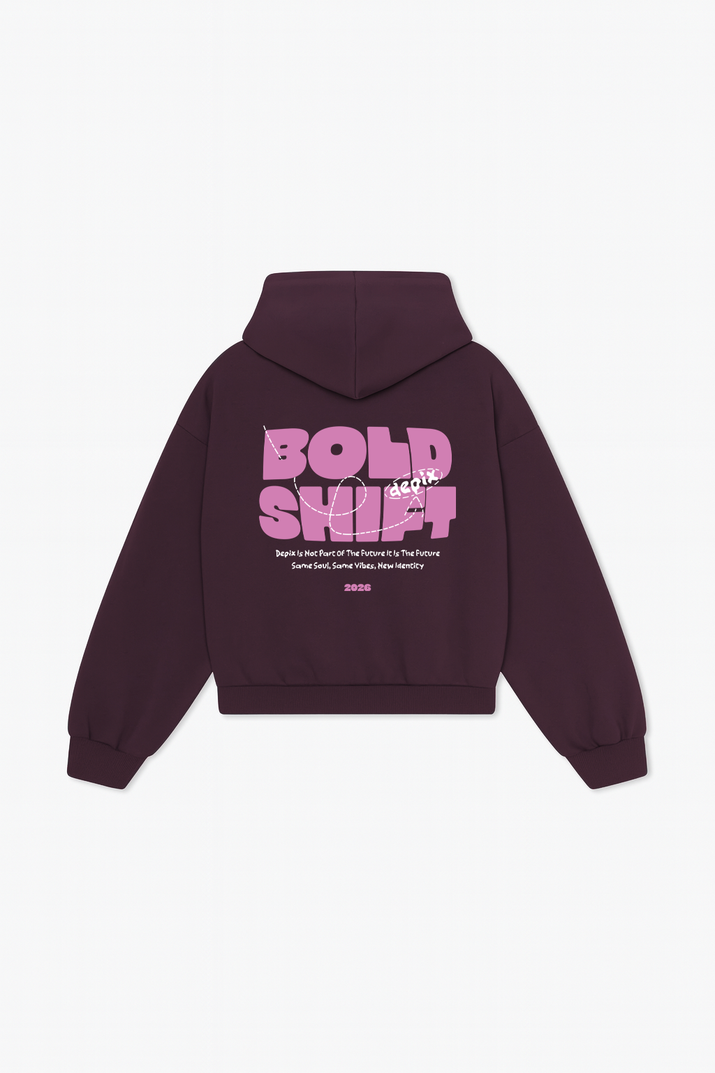 Bold Shift Burgundy Hoodie