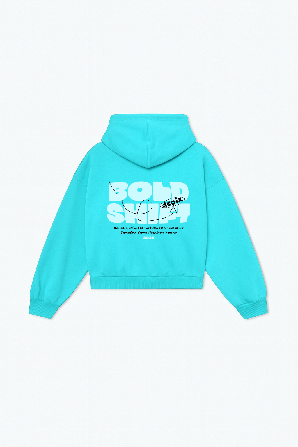 Bold Shift Turquoise Hoodie