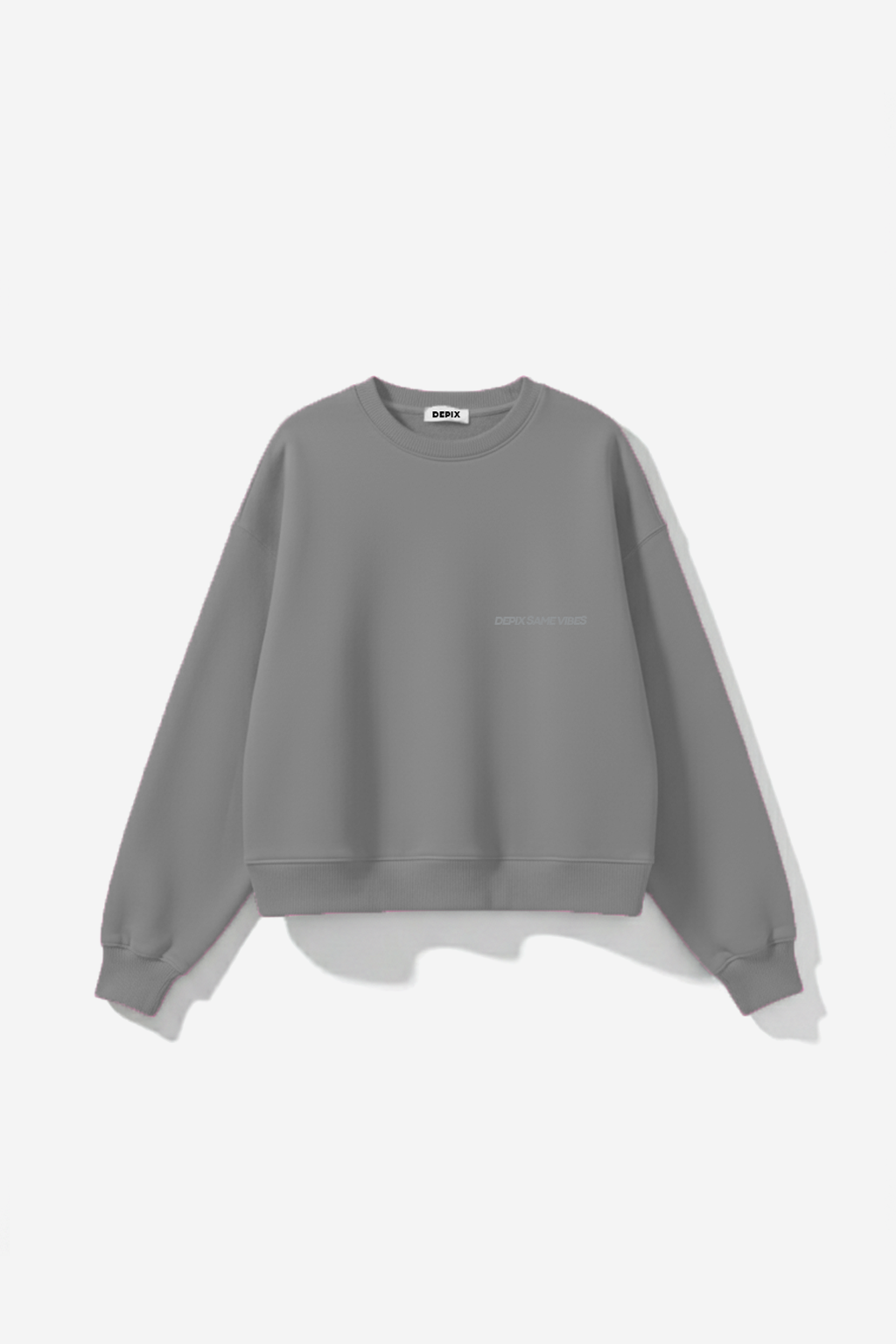 Trust Vibes Gray Crew neck
