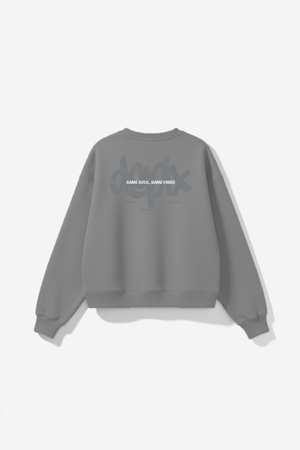 Trust Vibes Gray Crew neck