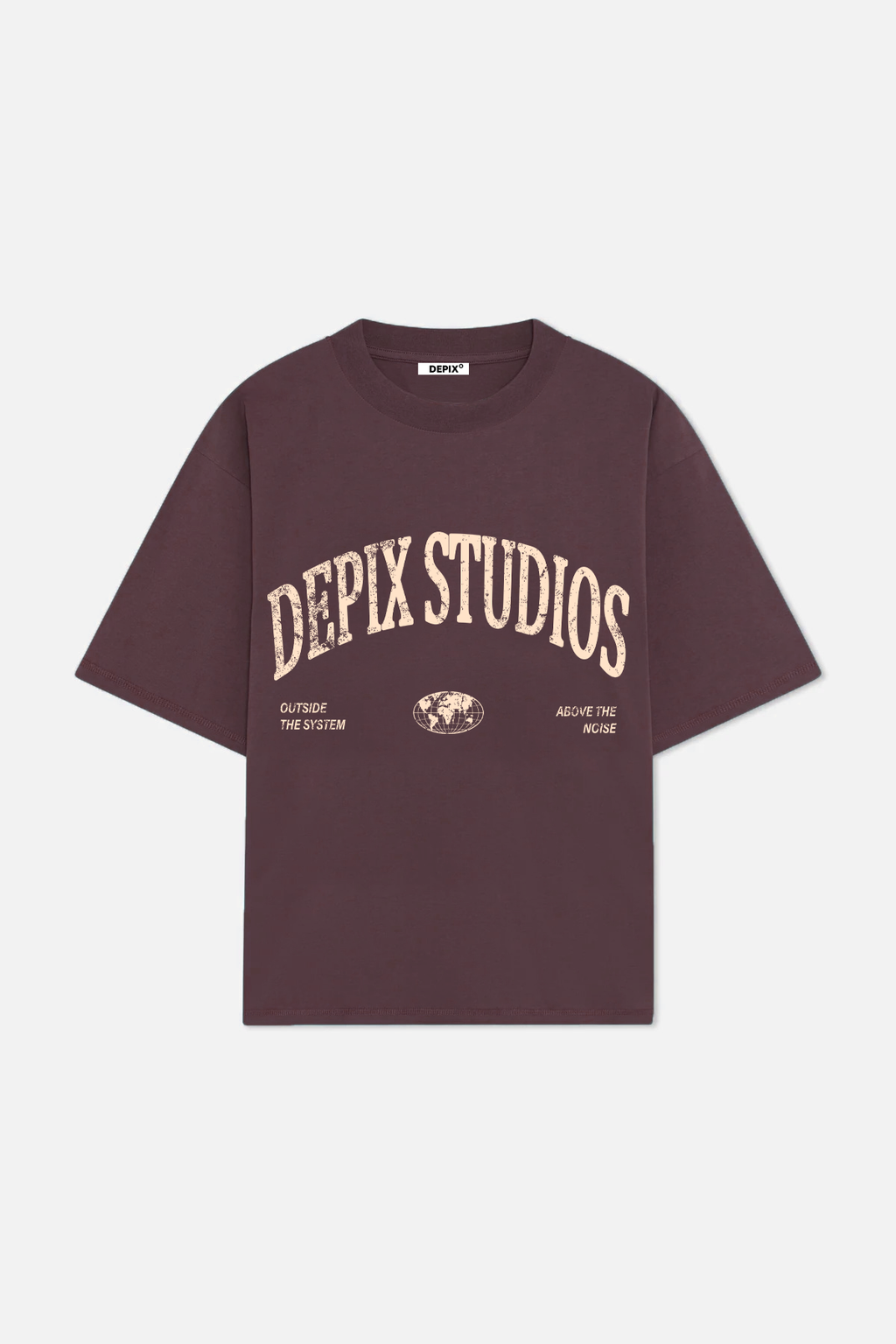 Above The Noise Burgundy T-Shirt