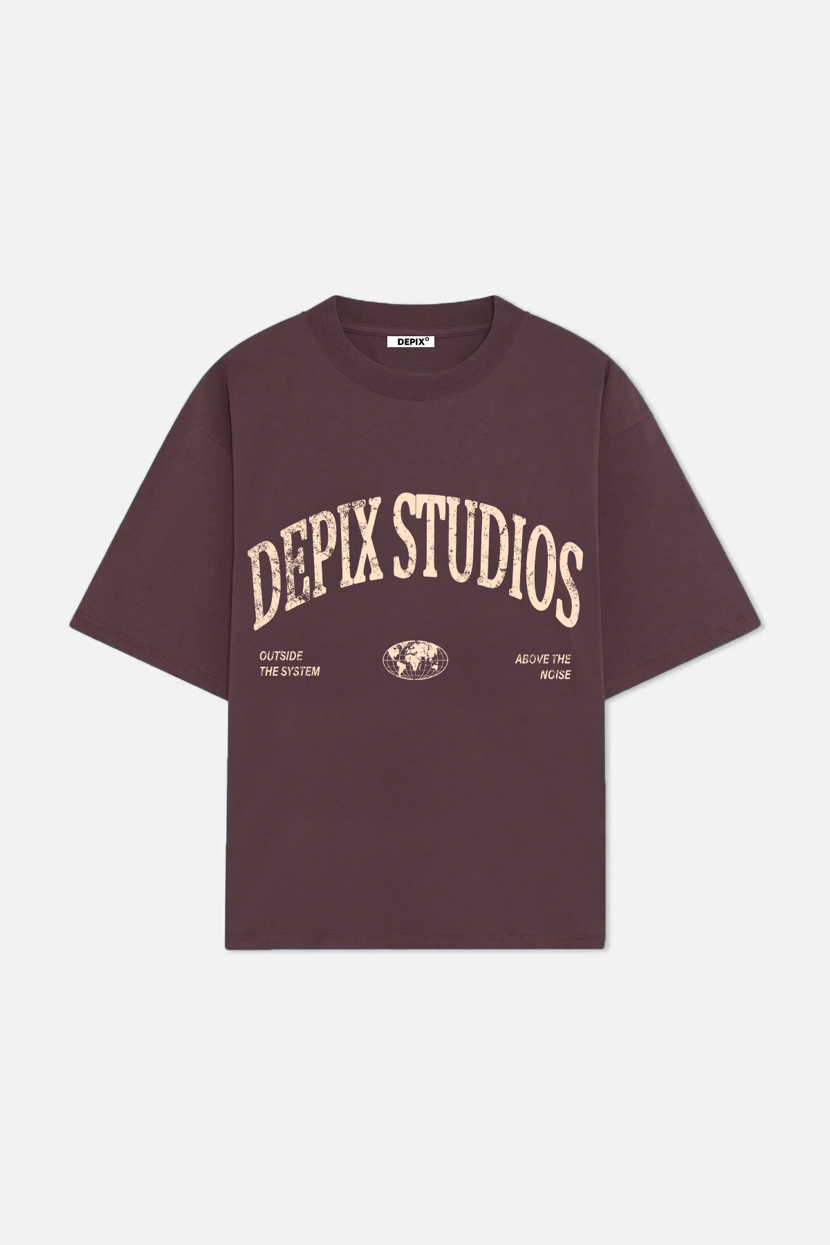 Above The Noise Burgundy T-Shirt