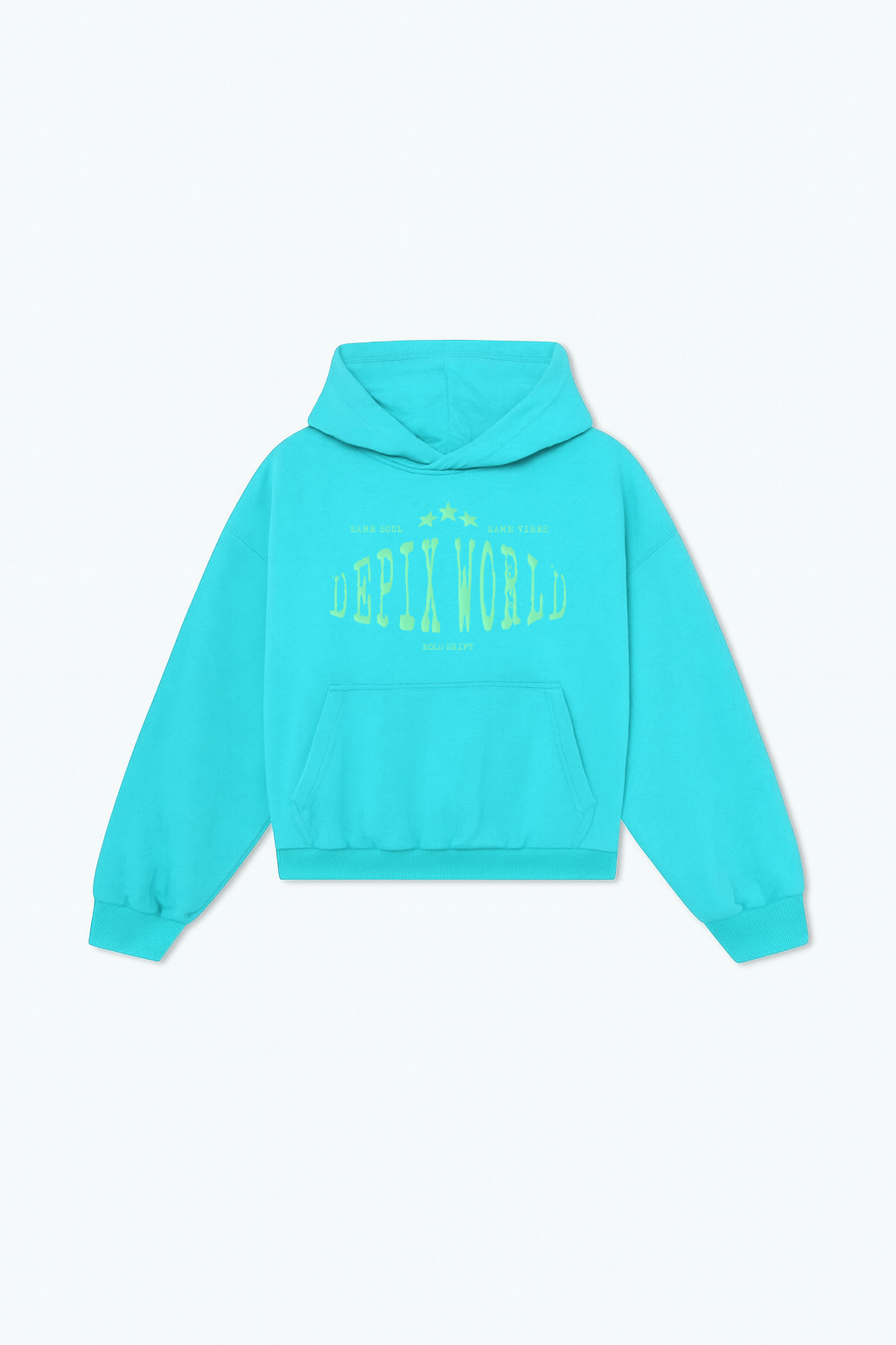 Depix Rubber Turquoise Hoodie