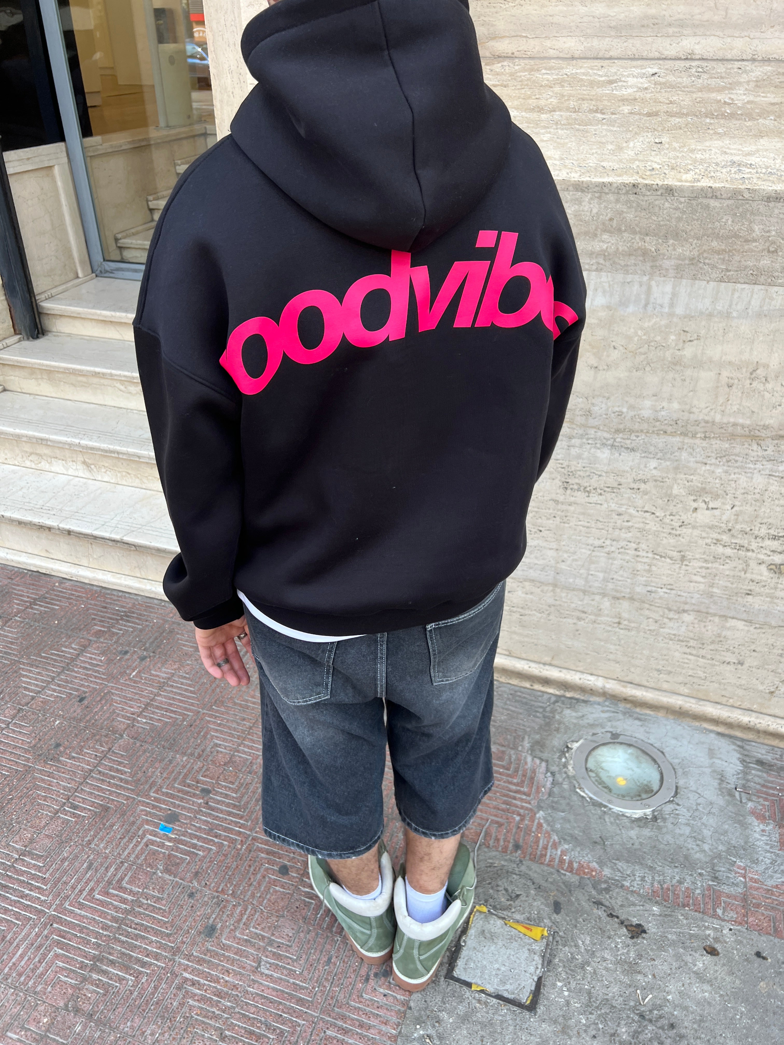 Good Vibes Black Hoodie