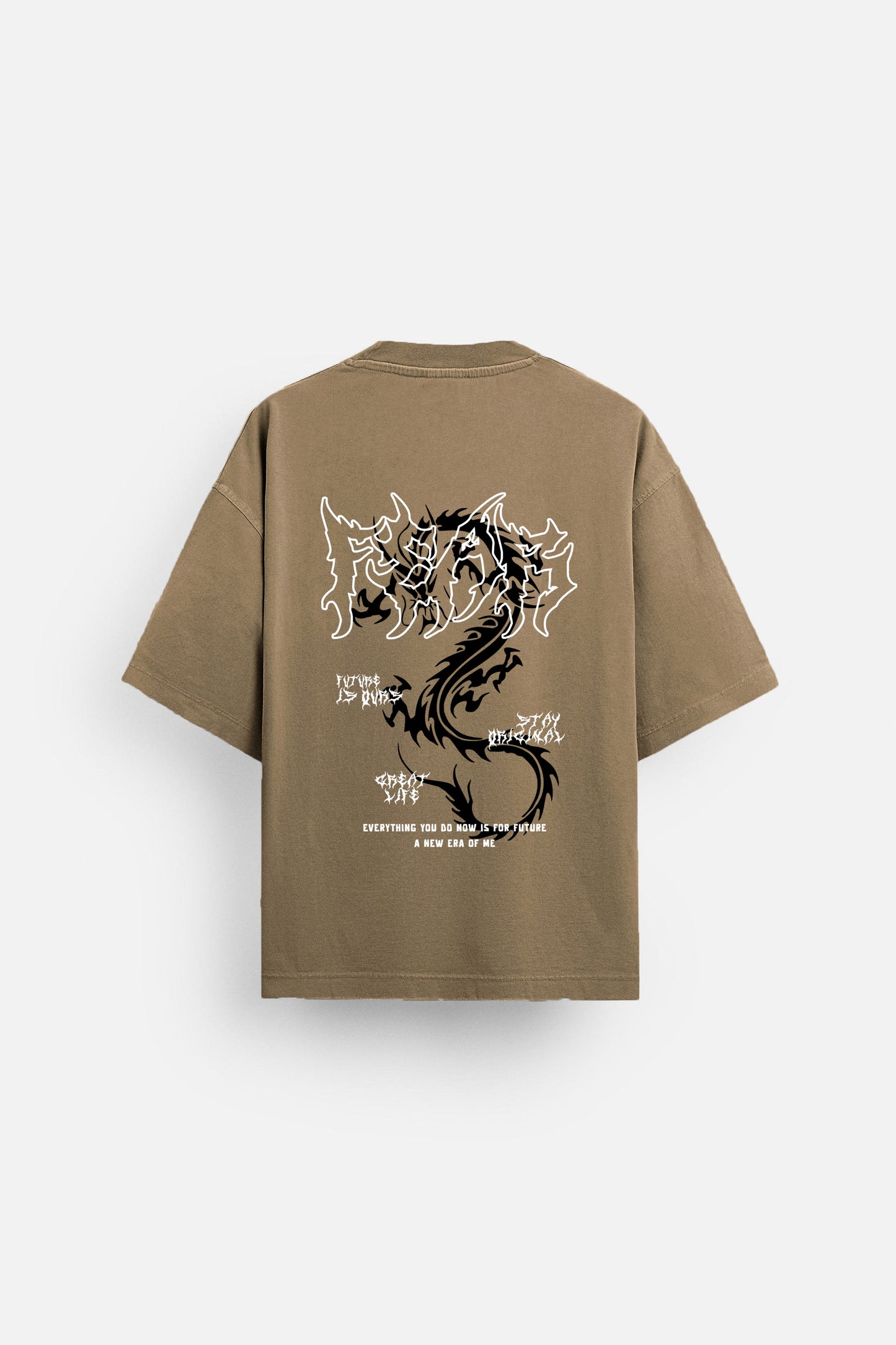 Fear - Brown - T-shirt