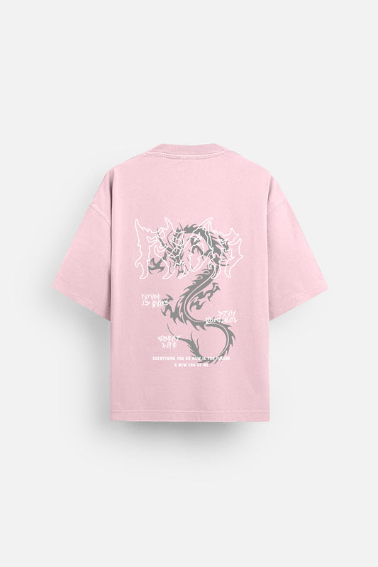 Fear light pink T-shirt