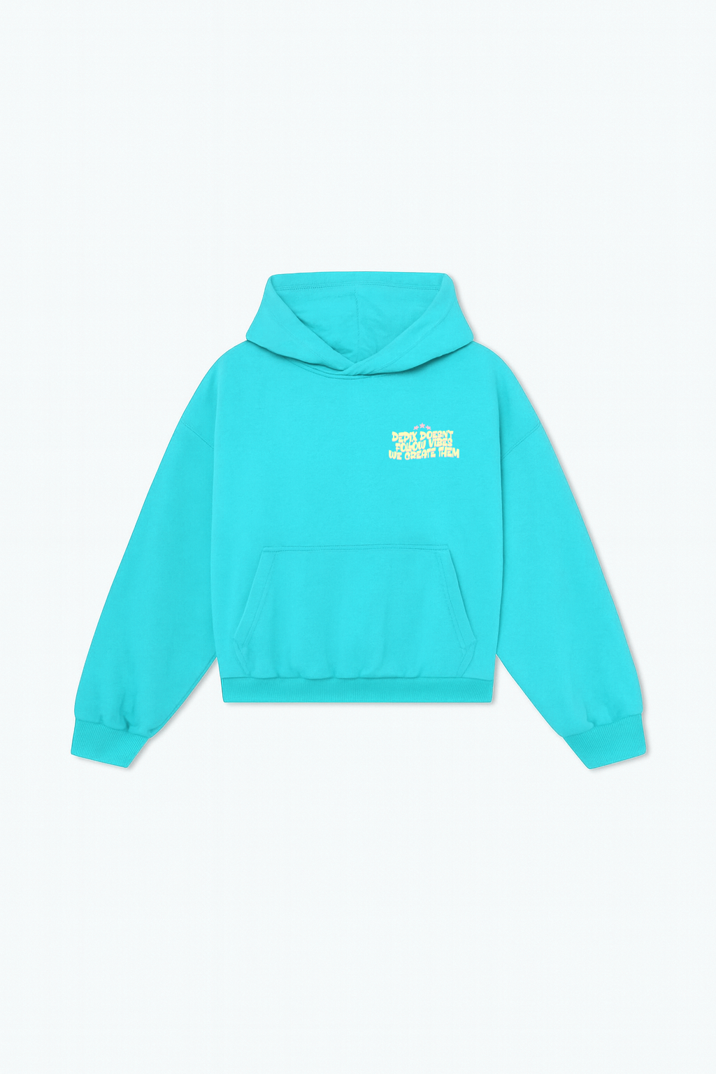 Turquoise Followed Vibes Hoodie