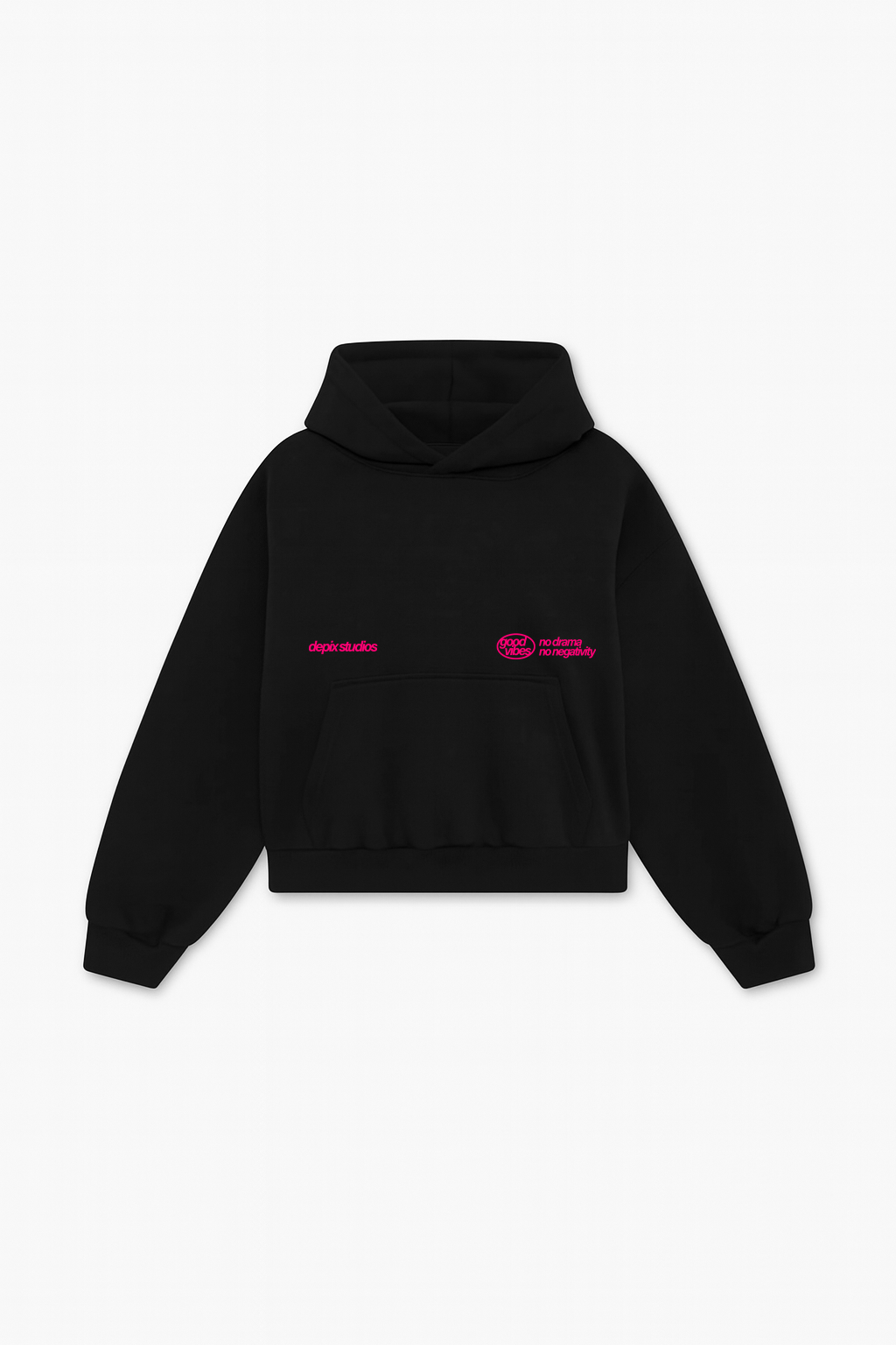 Good Vibes Black Hoodie