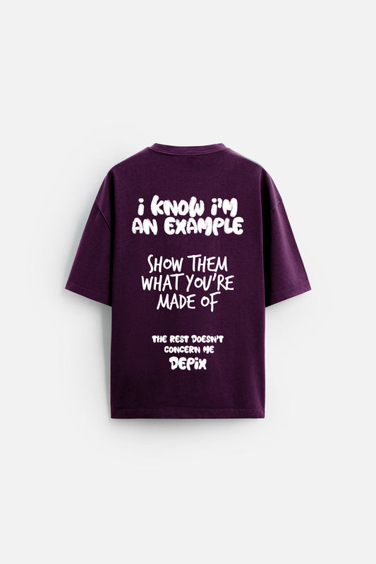 Example - Dark Purple - T-shirt-7042