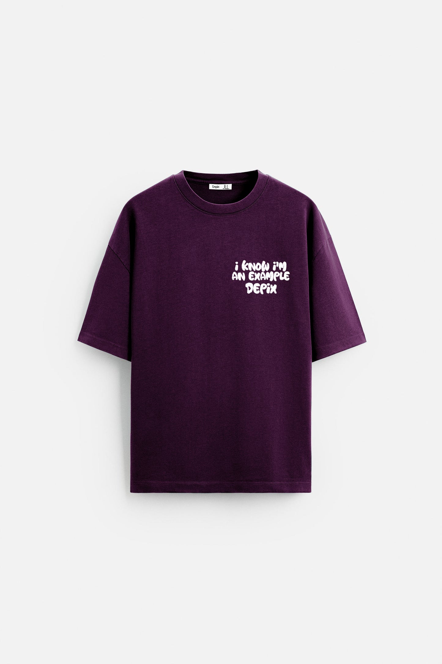 Example - Dark Purple - T-shirt-7042