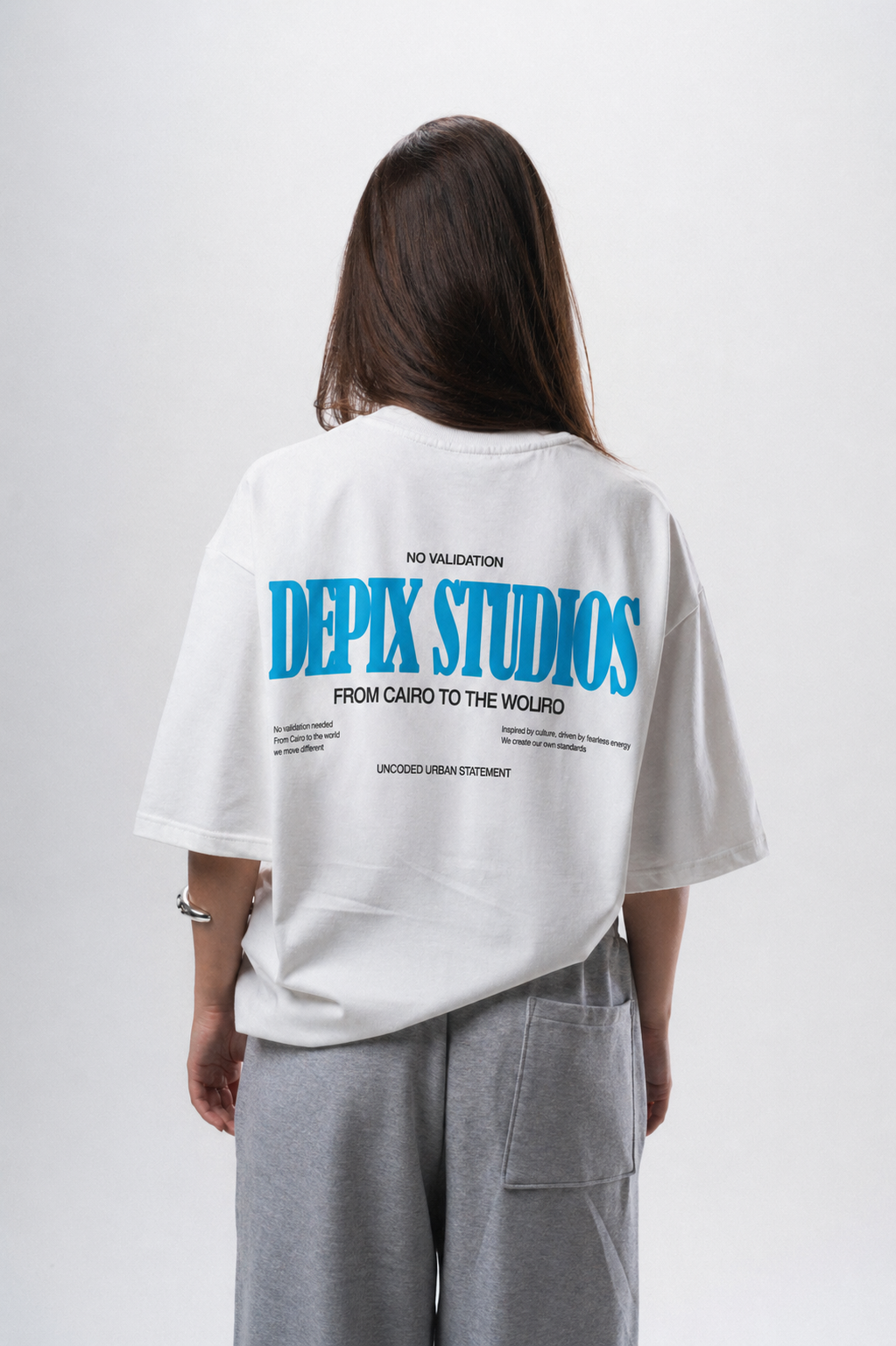 Move Different White T-Shirt