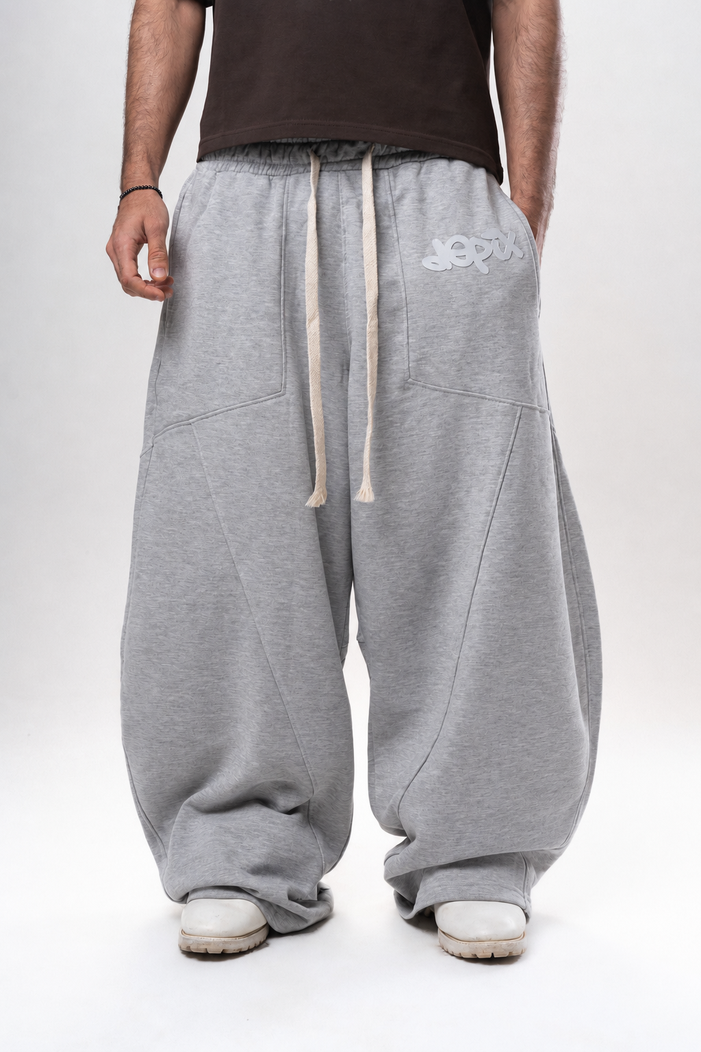 Rubber Light Gray SweatPants