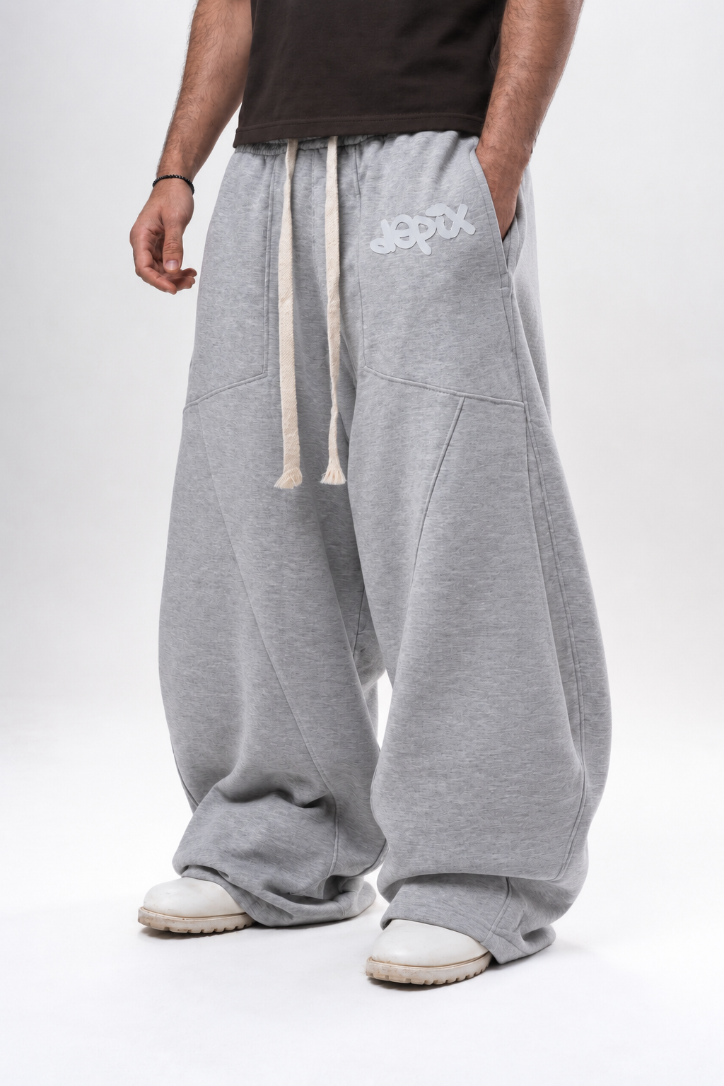 Rubber Light Gray SweatPants