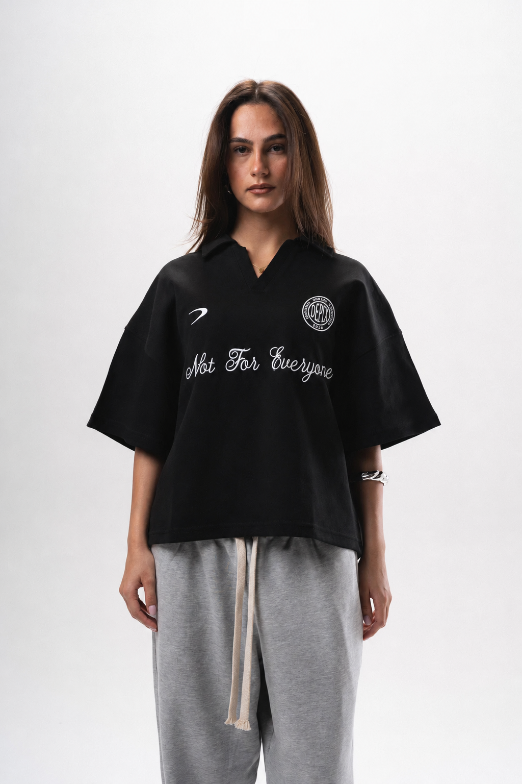 Not For EveryOne Black Polo