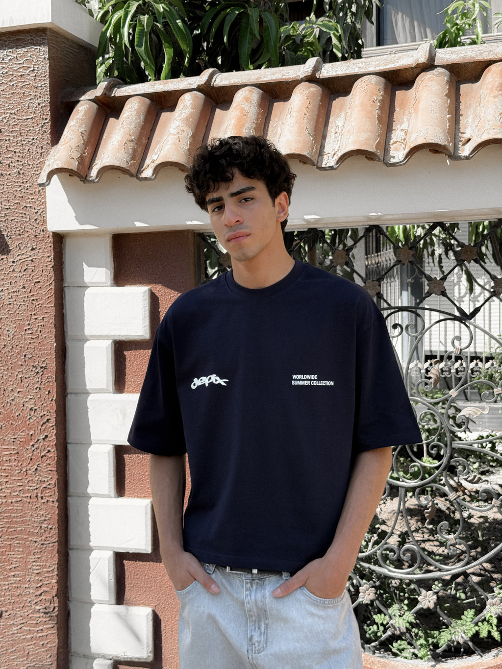 Cherry Dark Blue T-Shirt