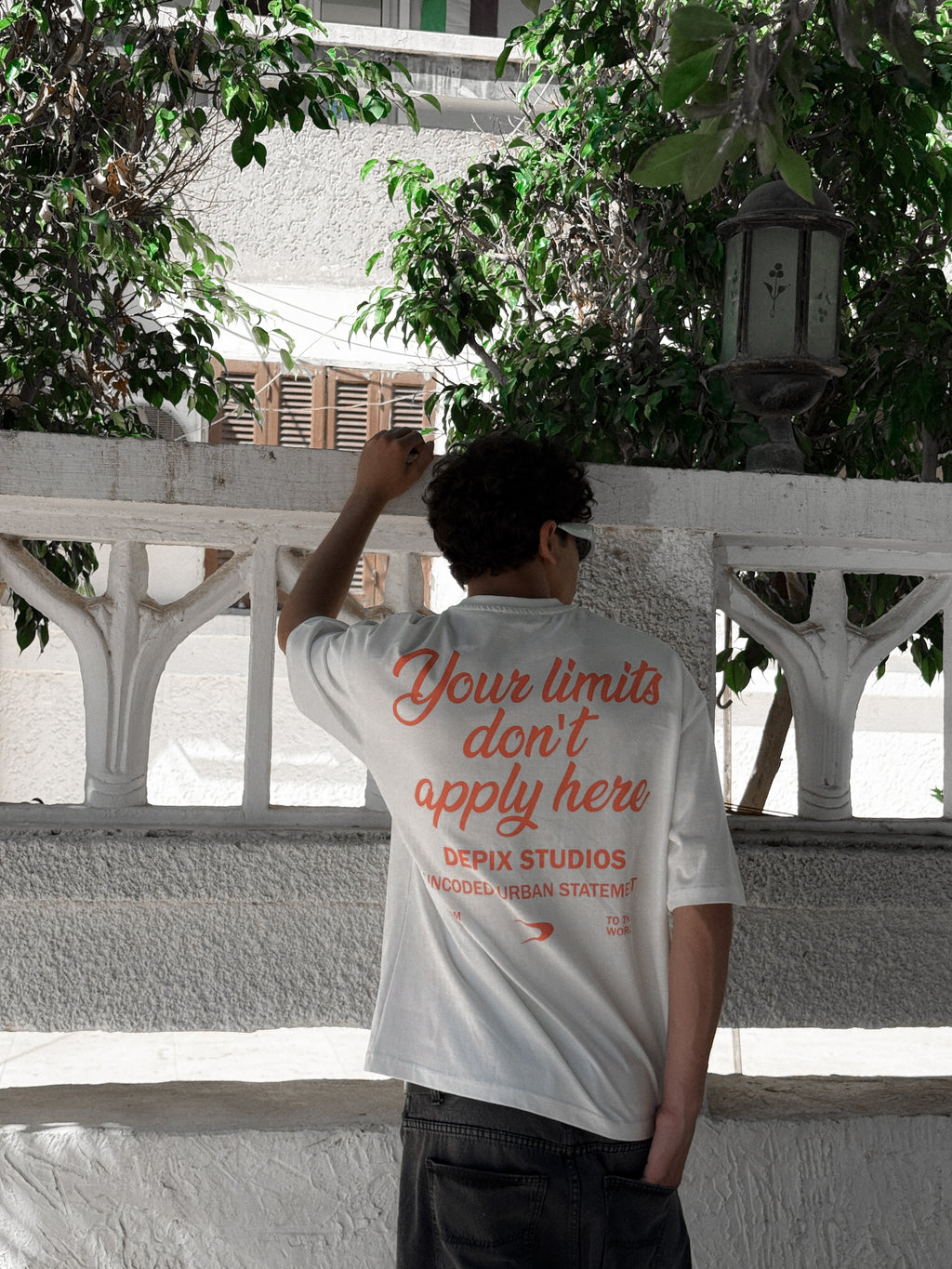 No Limits White T-Shirt