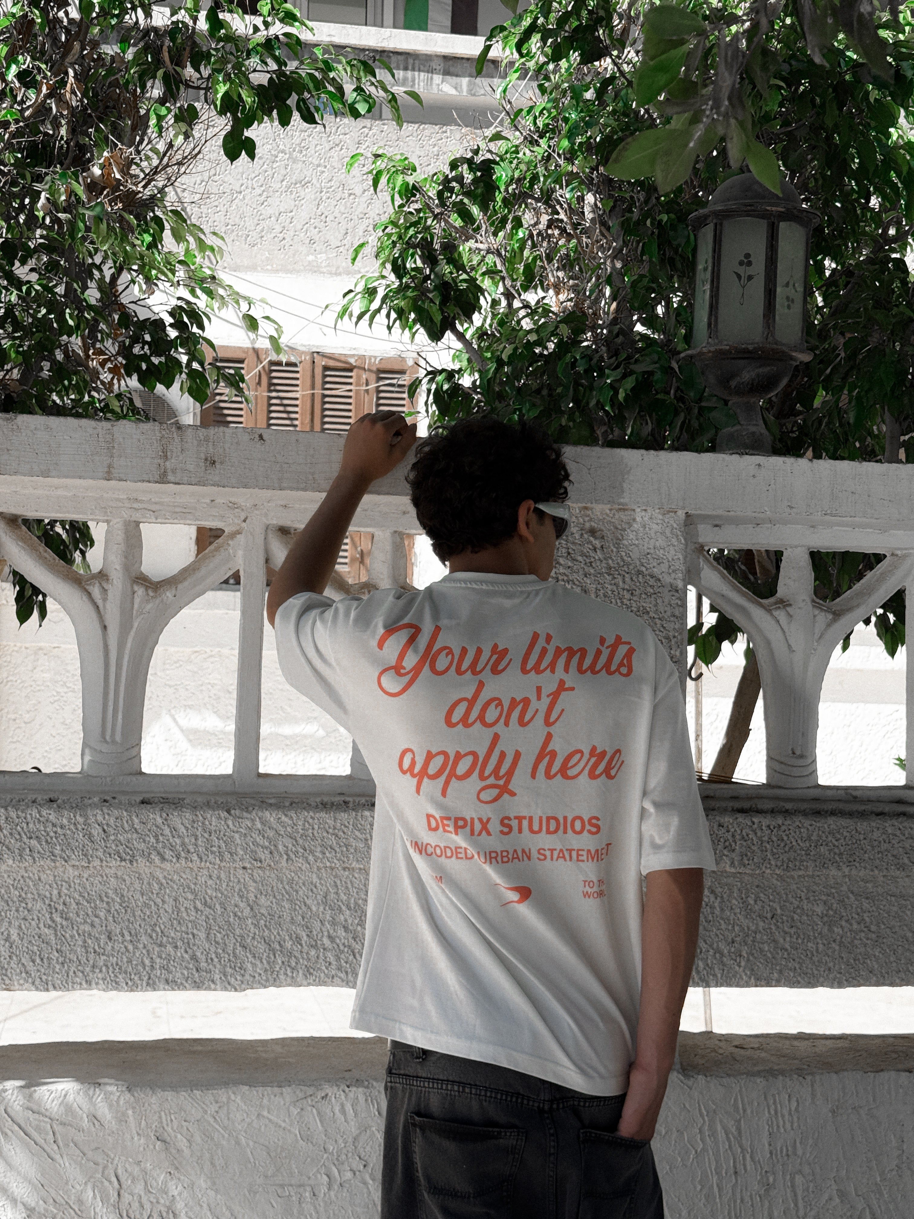 No Limits White T-Shirt