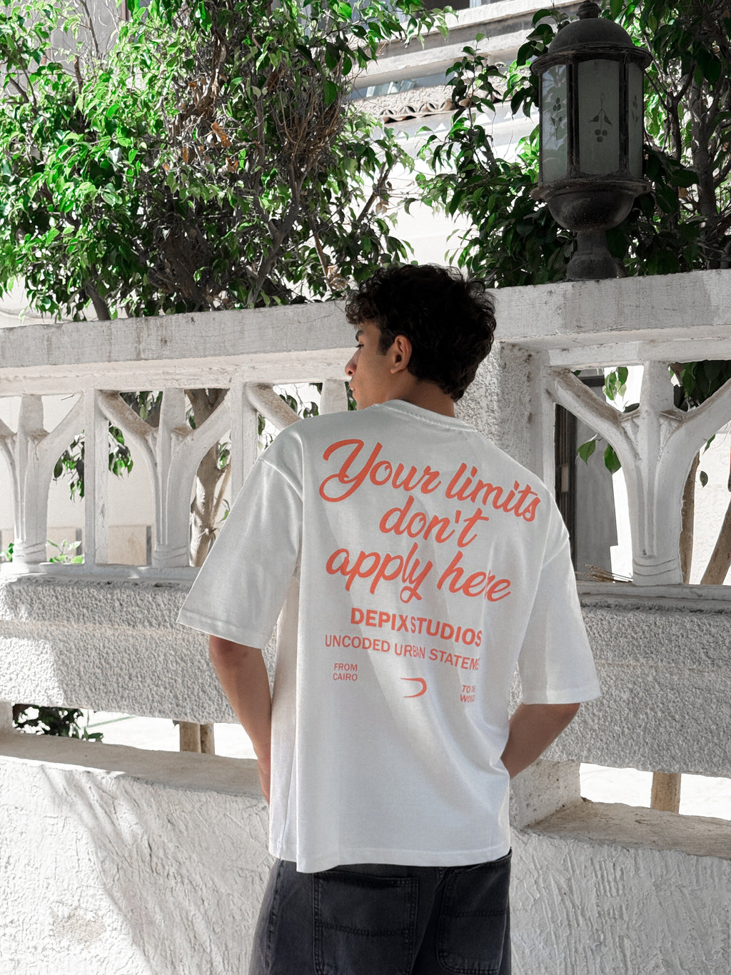 No Limits White T-Shirt