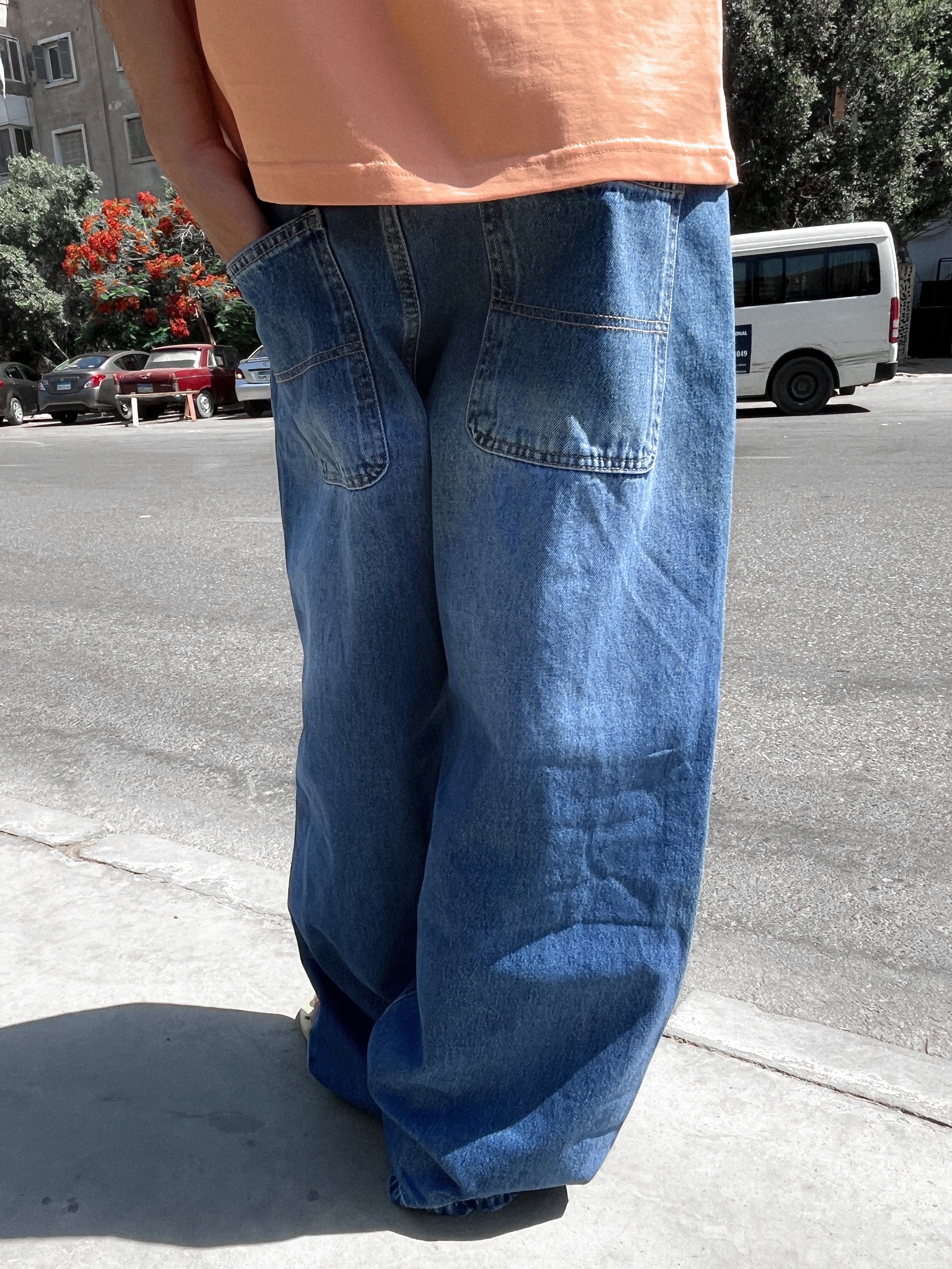 Basic Blue Baggy Jeans
