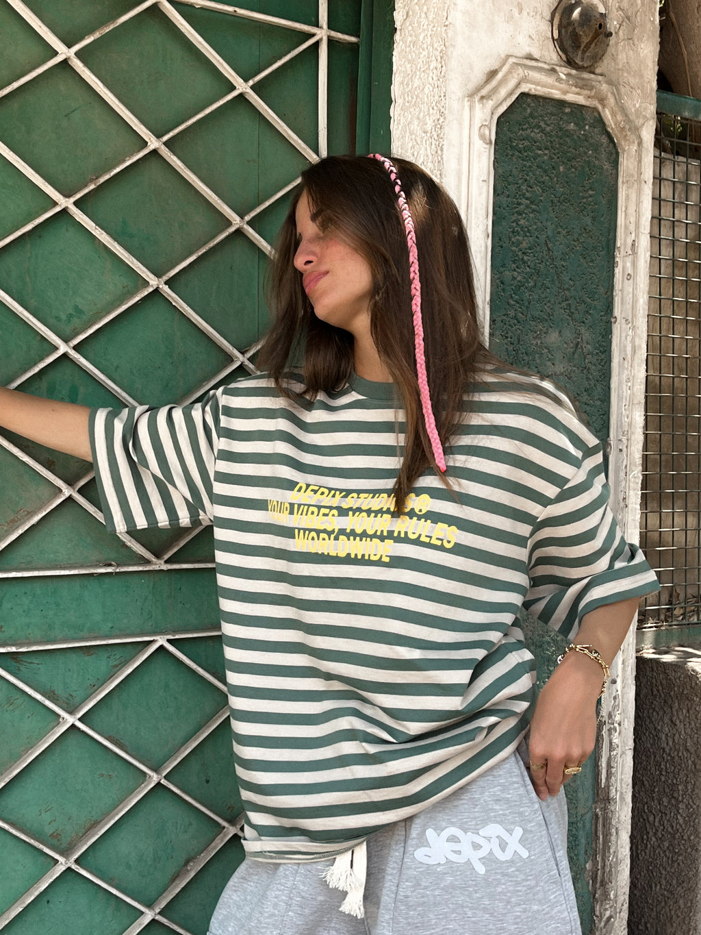 Striped Beige T-Shirt