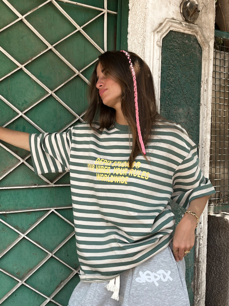Striped Beige T-Shirt