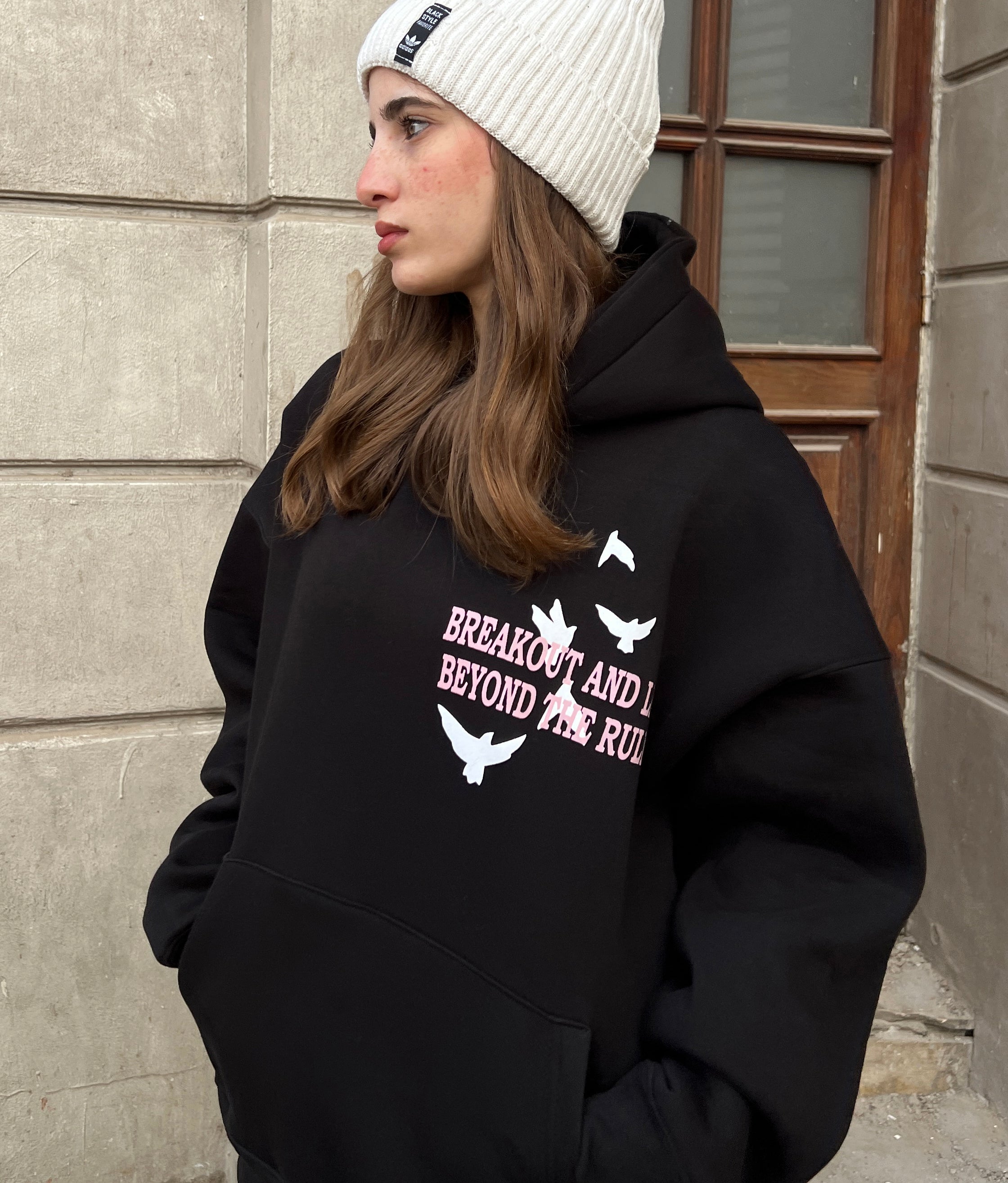 Break Out Black Hoodie