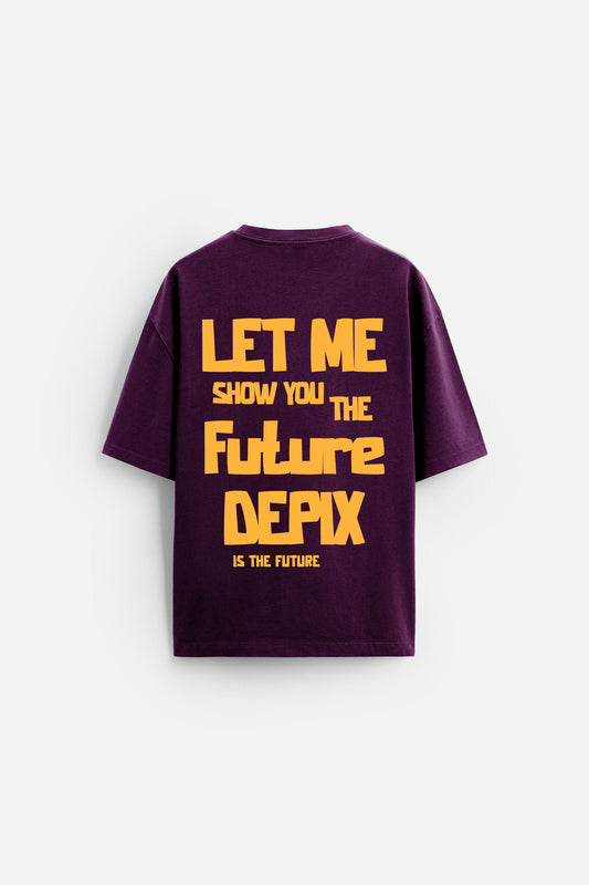 Let me  - Dark Purple - T-shirt