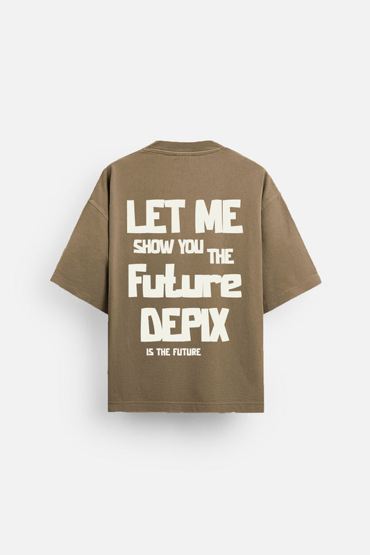 Let me - Brown - T-shirt