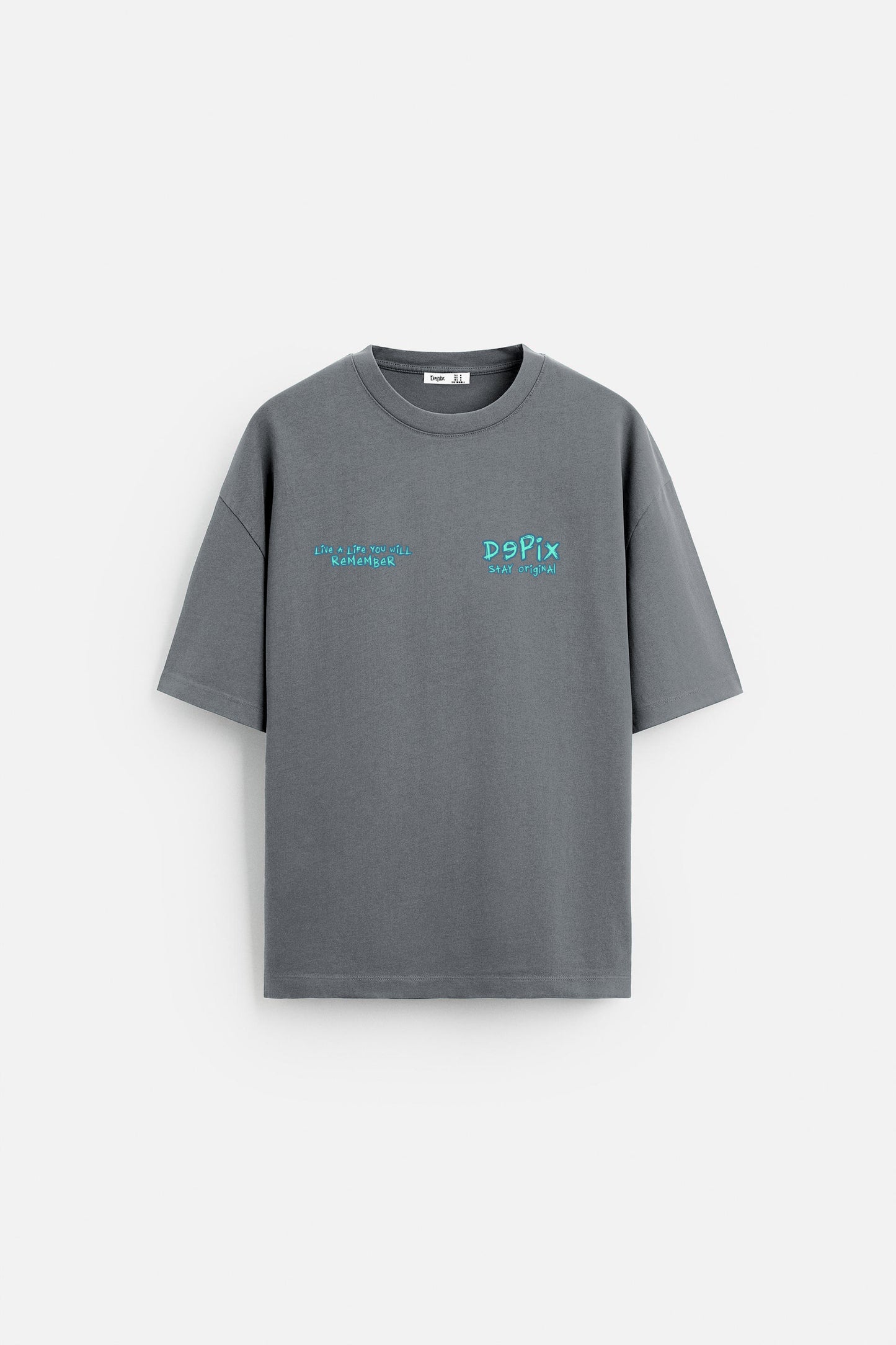 Live a life - Gray - T-shirt