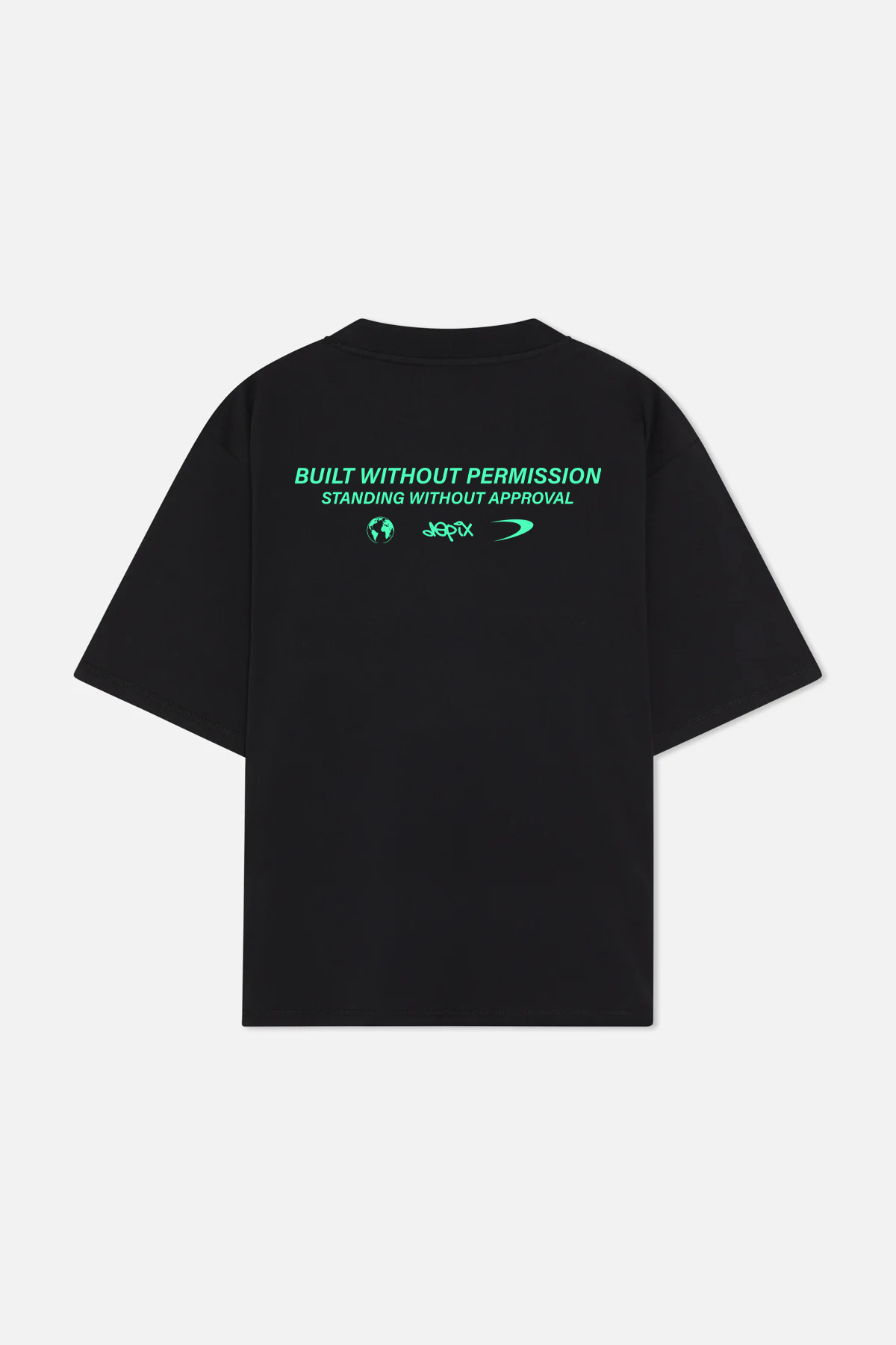 Without Permission Black T-Shirt
