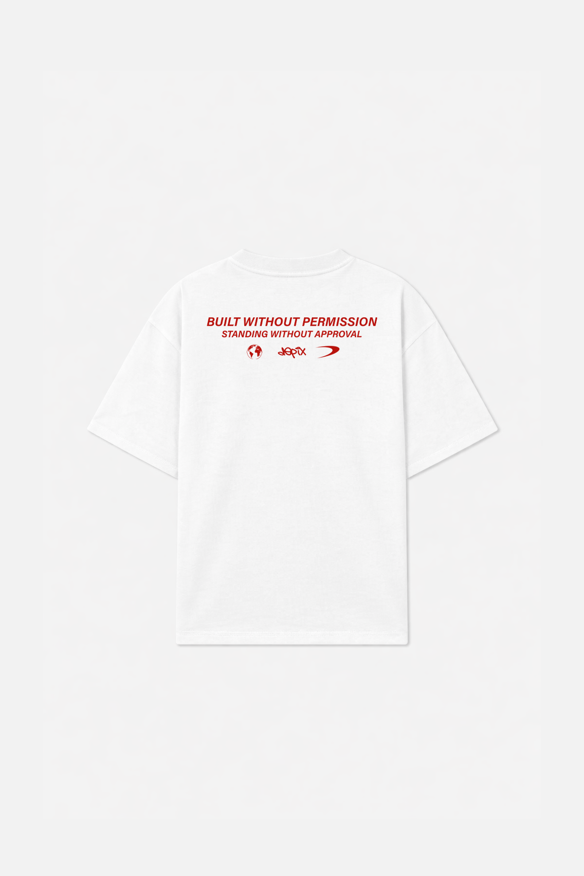 Without Permission White T-Shirt