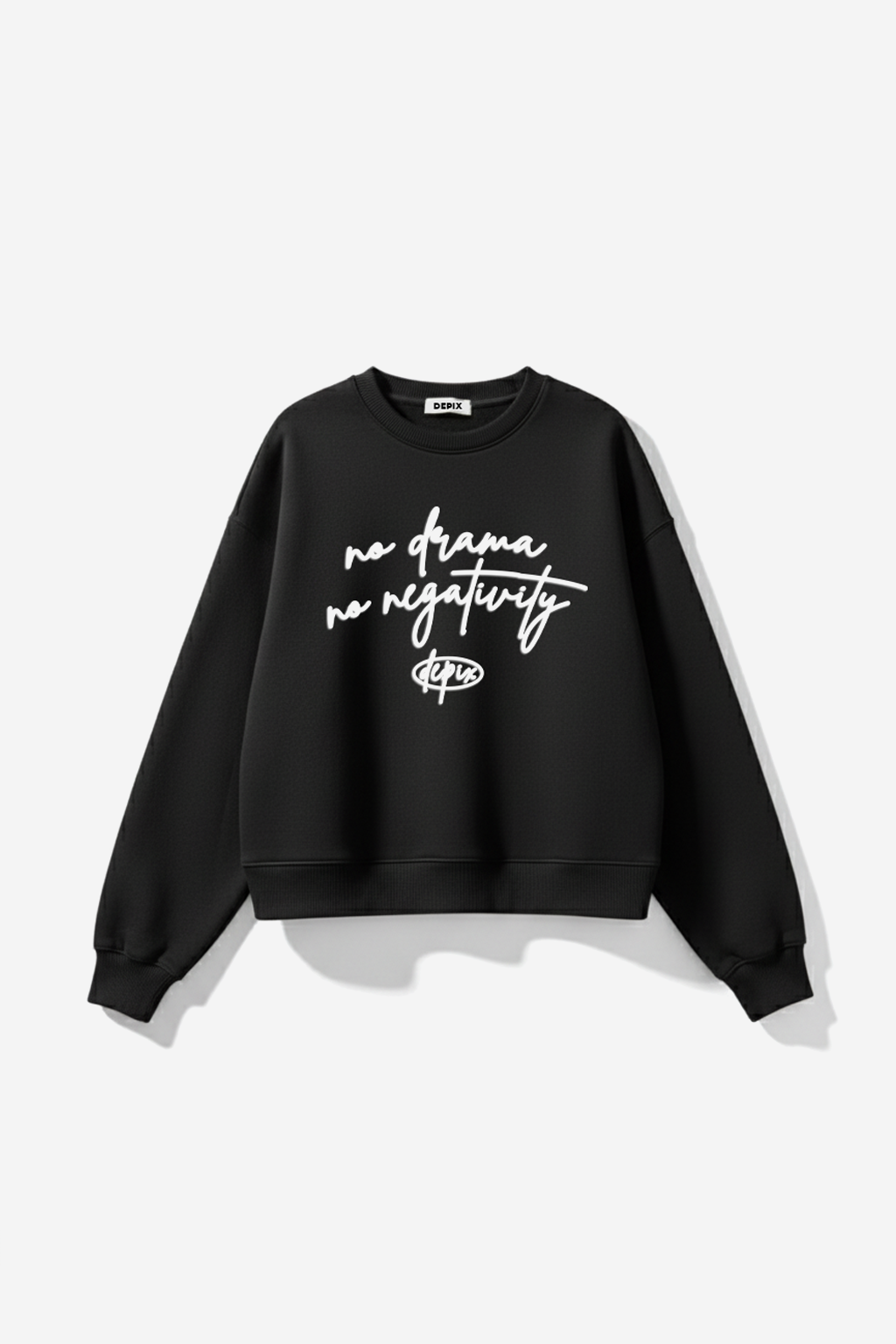 No Drama Black Crewneck