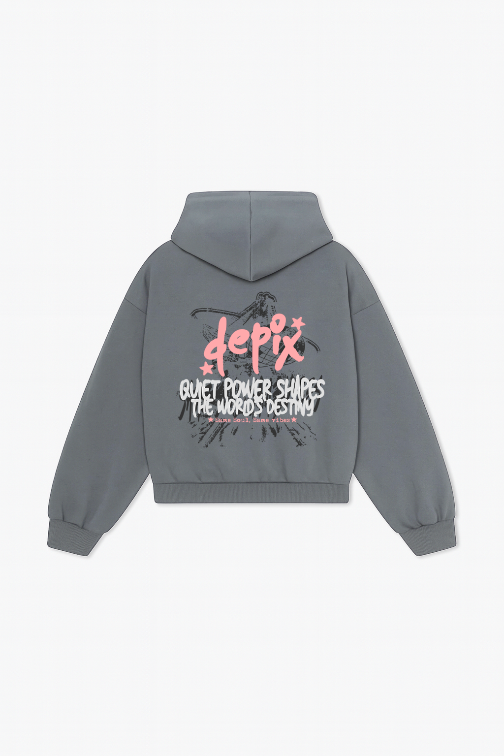 Quiet Power Gray Hoodie