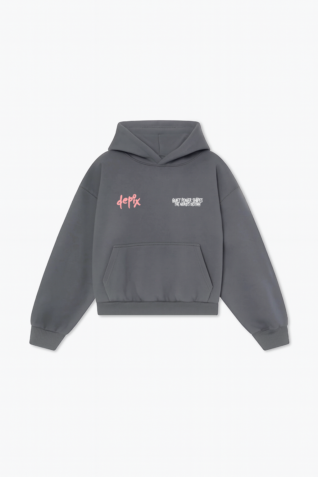 Quiet Power Gray Hoodie