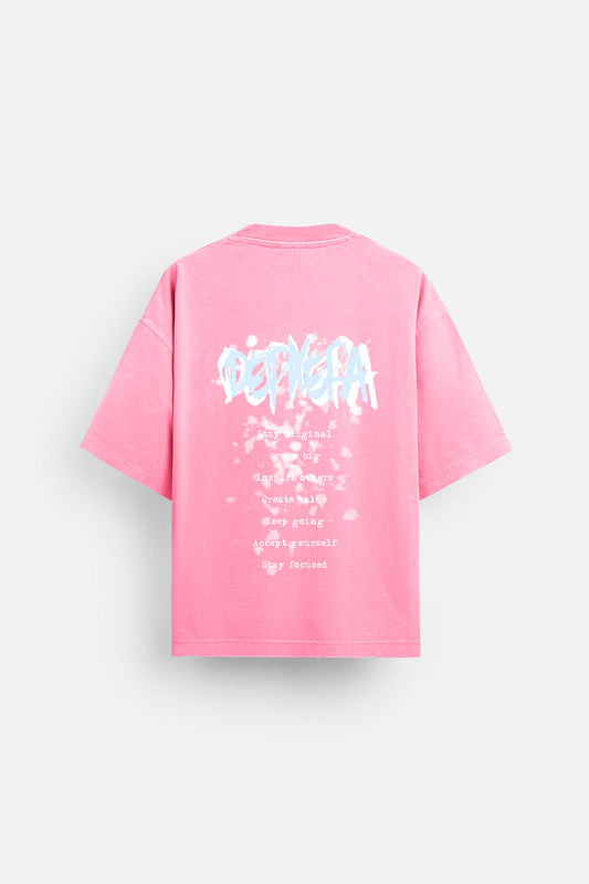 Stay focused - Pink - T-shirt