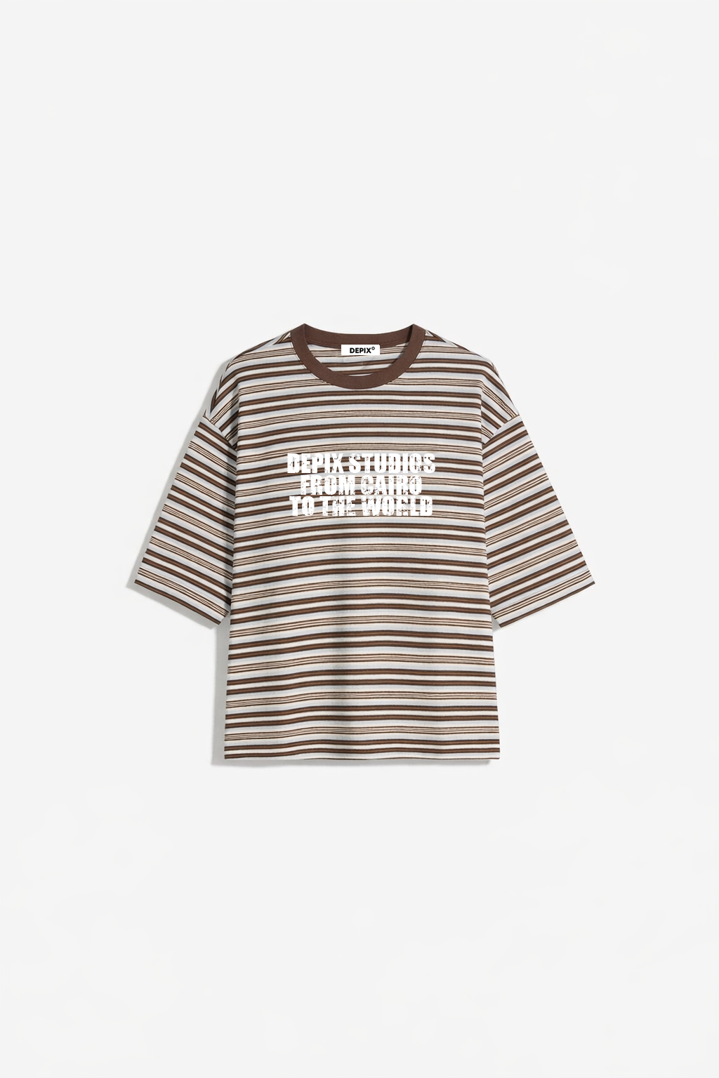 Cairo Striped Brown T-Shirt