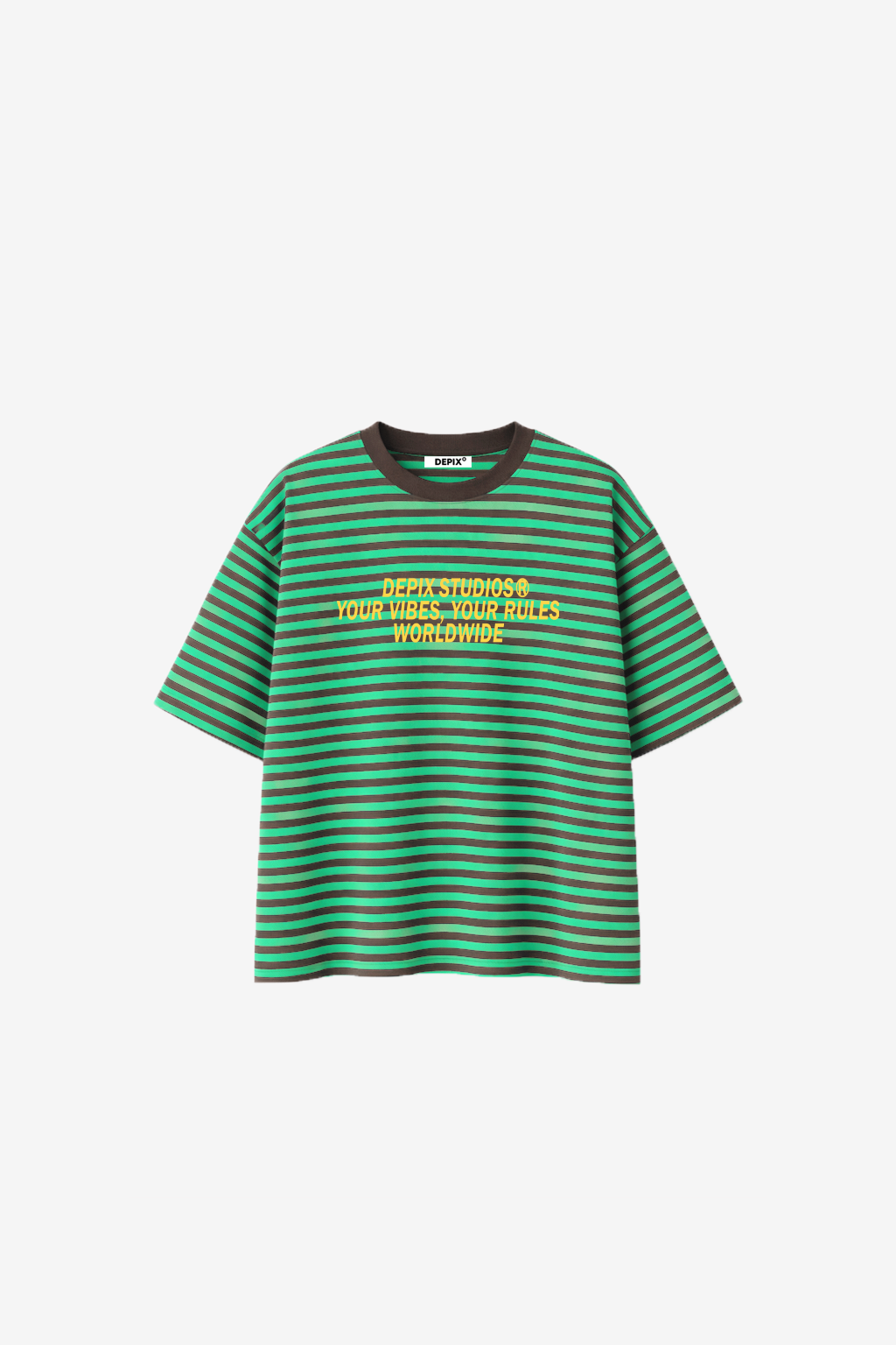 Striped Petrol T-Shirt
