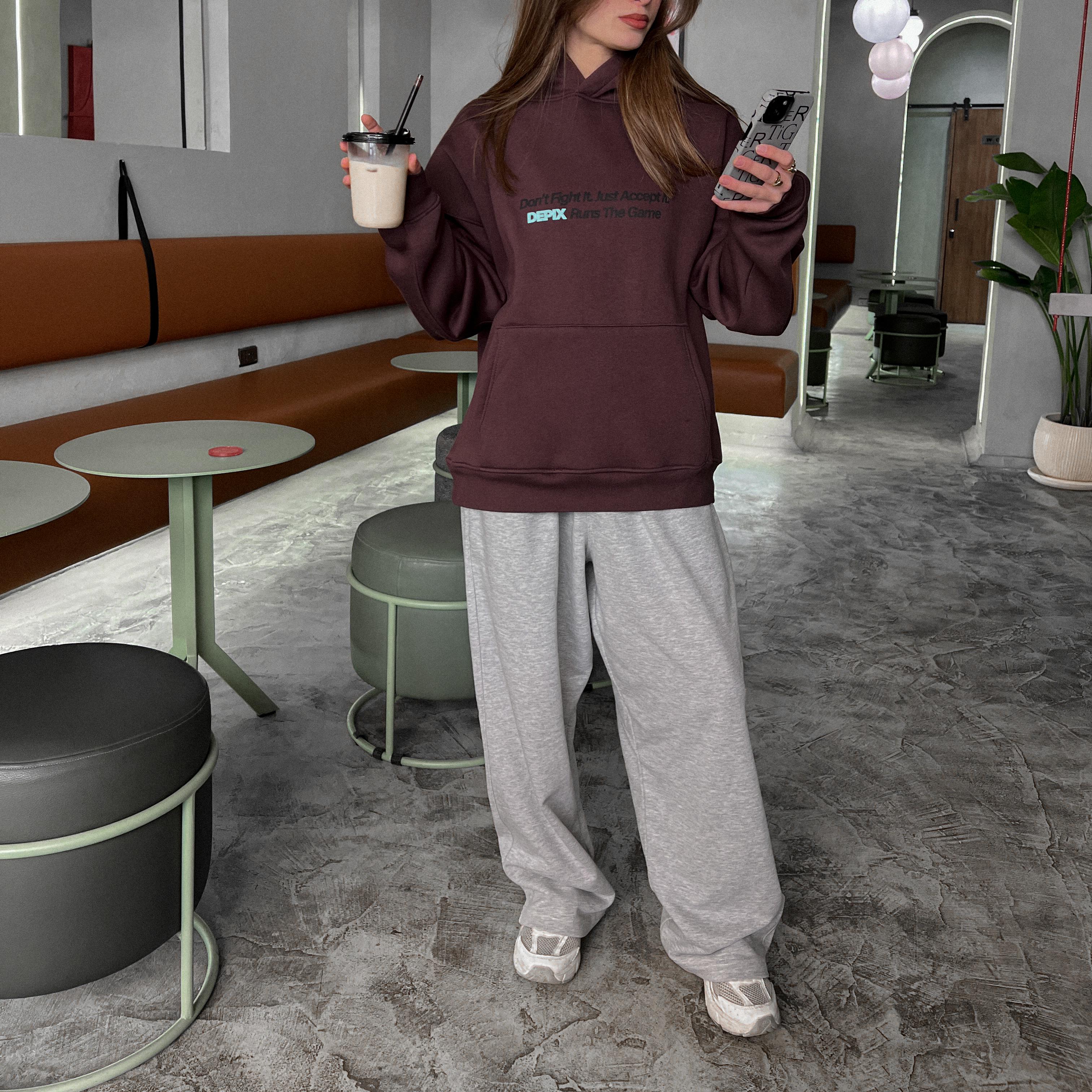 Burgundy DepixWorld Hoodie