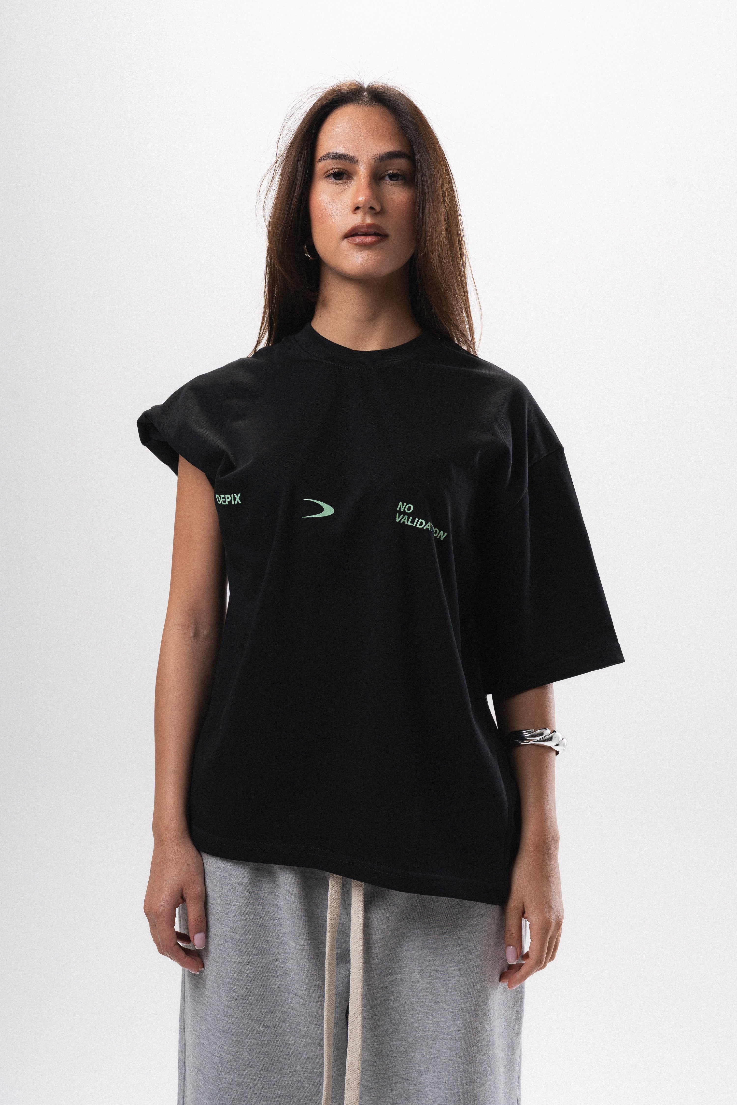 Without Permission Black T-Shirt
